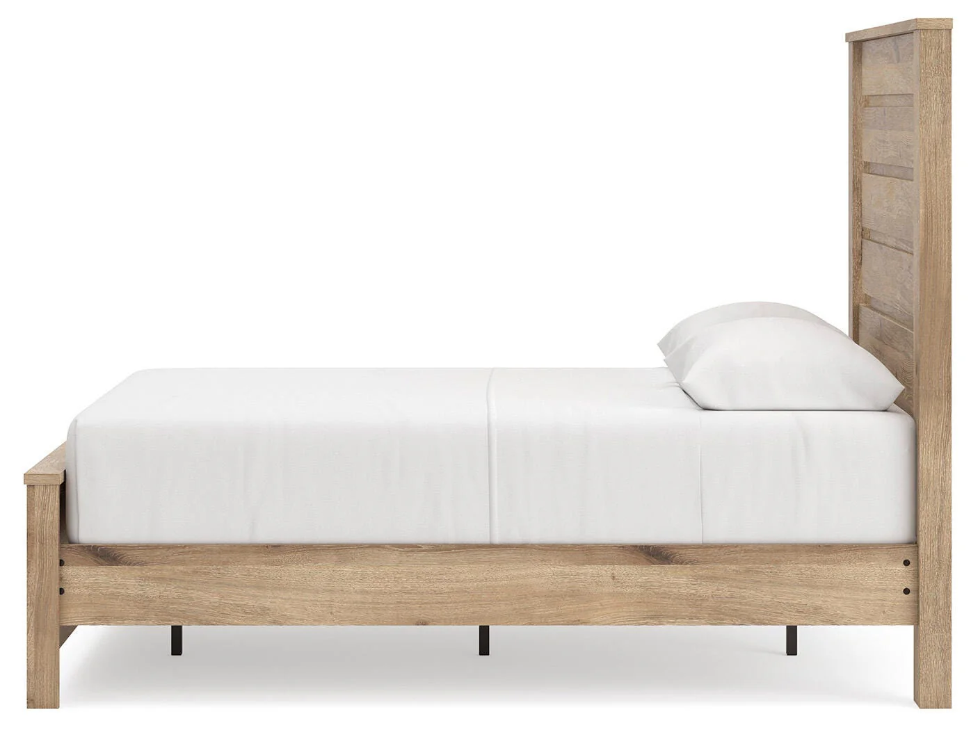 Brozmont Tan Full Platform Bed - Image 8