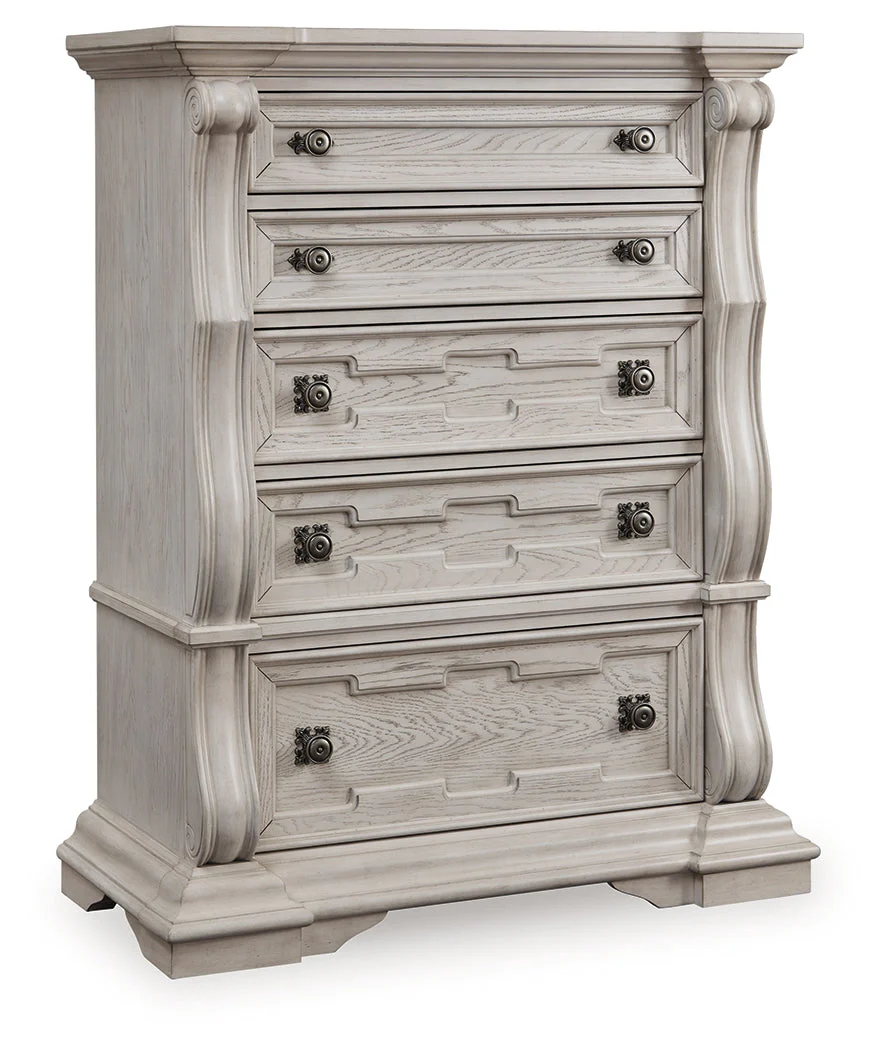 Bruchandi Antique White Chest of Drawers - Image 2