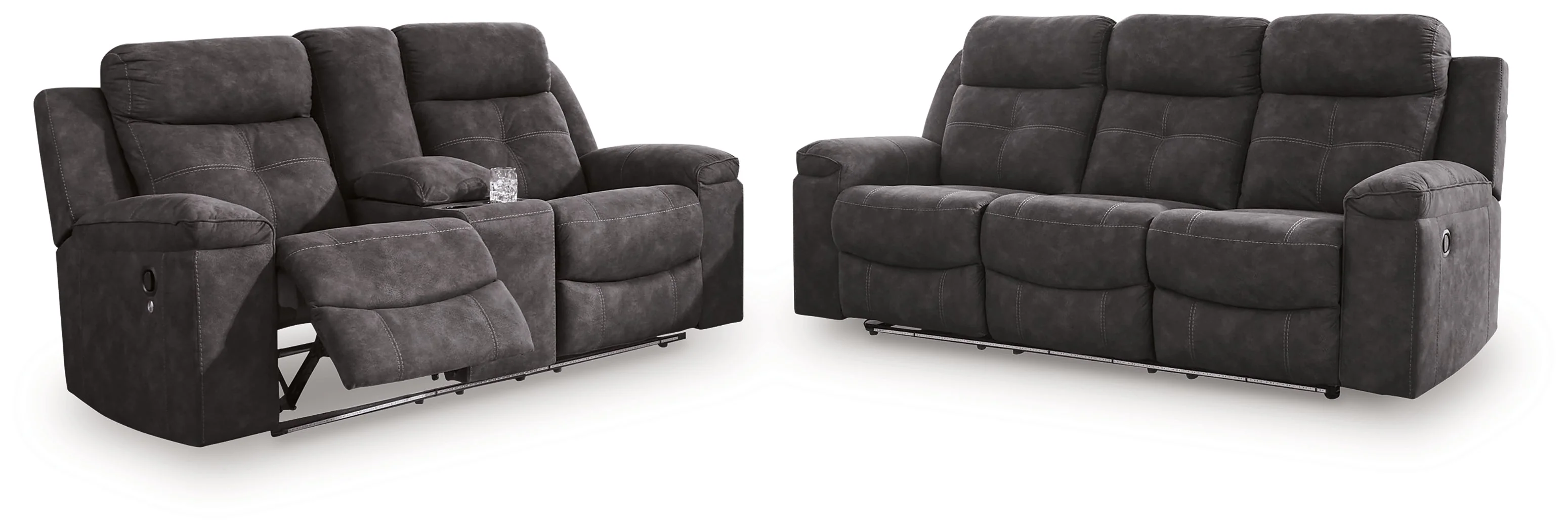 Brysonview Charcoal Reclining Sofa and Loveseat - Image 8