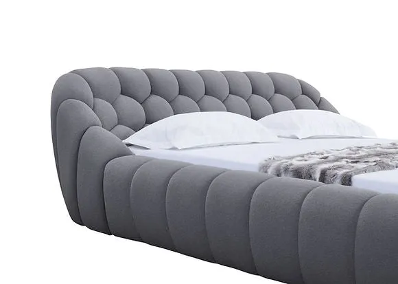 Bubbles Grey Queen Bed - Image 3