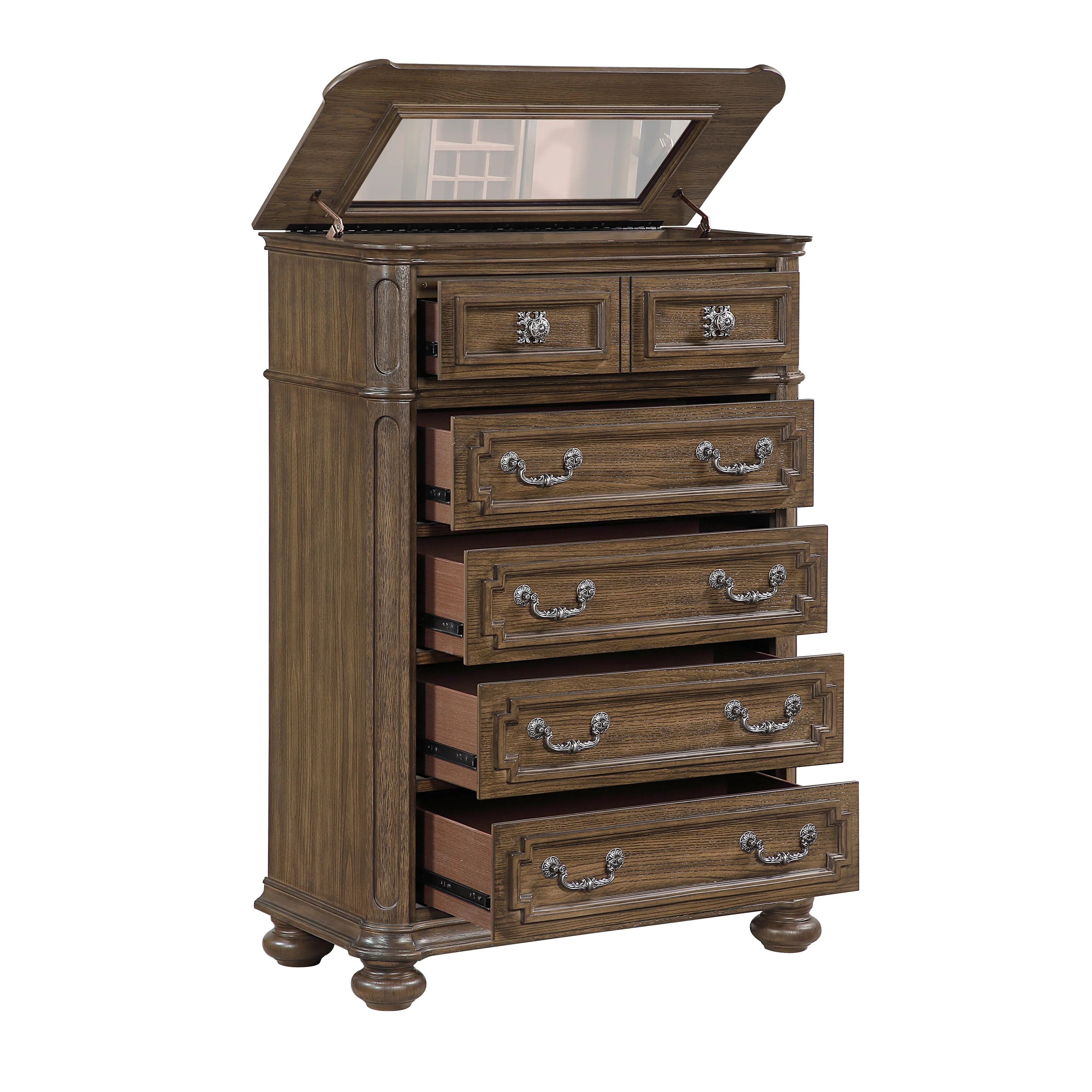 Buckingham Brown Panel Bedroom Set - Image 13
