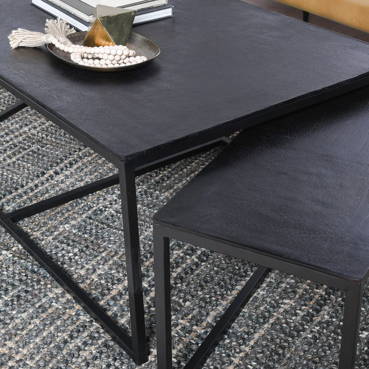 Buckley Coffee Table Set of 3 - Dark Antique - Image 14