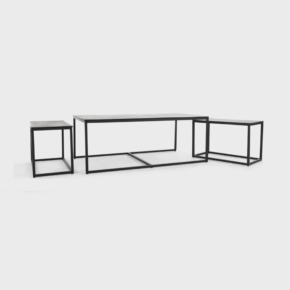 Buckley Coffee Table Set of 3 - Dark Antique - Image 2