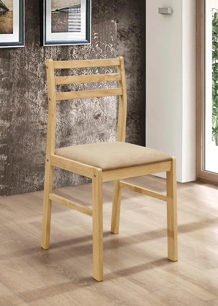 Bucknell Natural/Tan 3-Piece Dining Set with Drop Leaf - Image 7