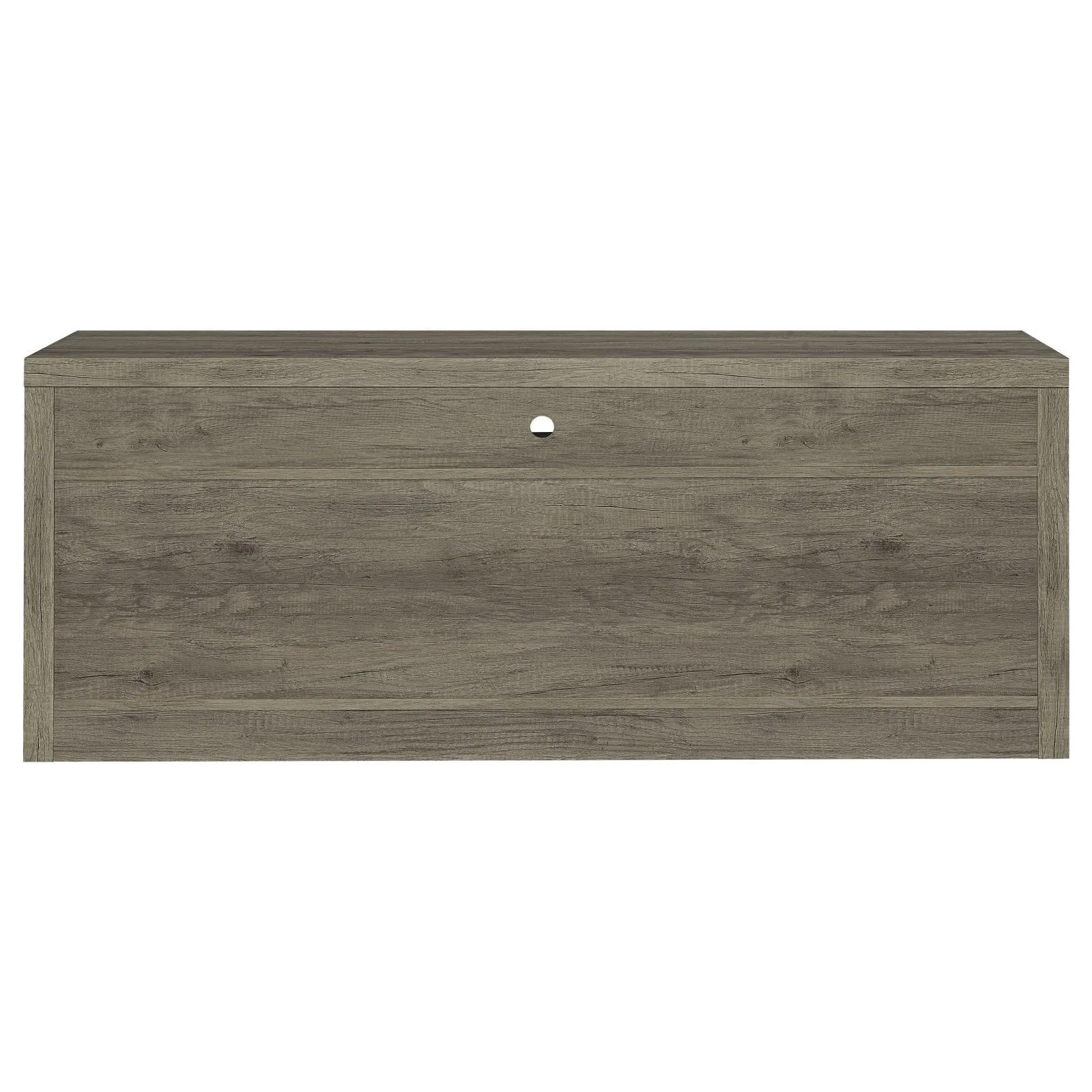 Burke Gray Driftwood 2-Drawer TV Console - Image 6