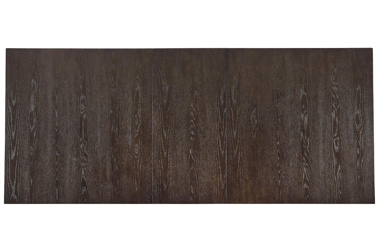 Burkhaus Dark Brown Dining Extension Table - Image 5