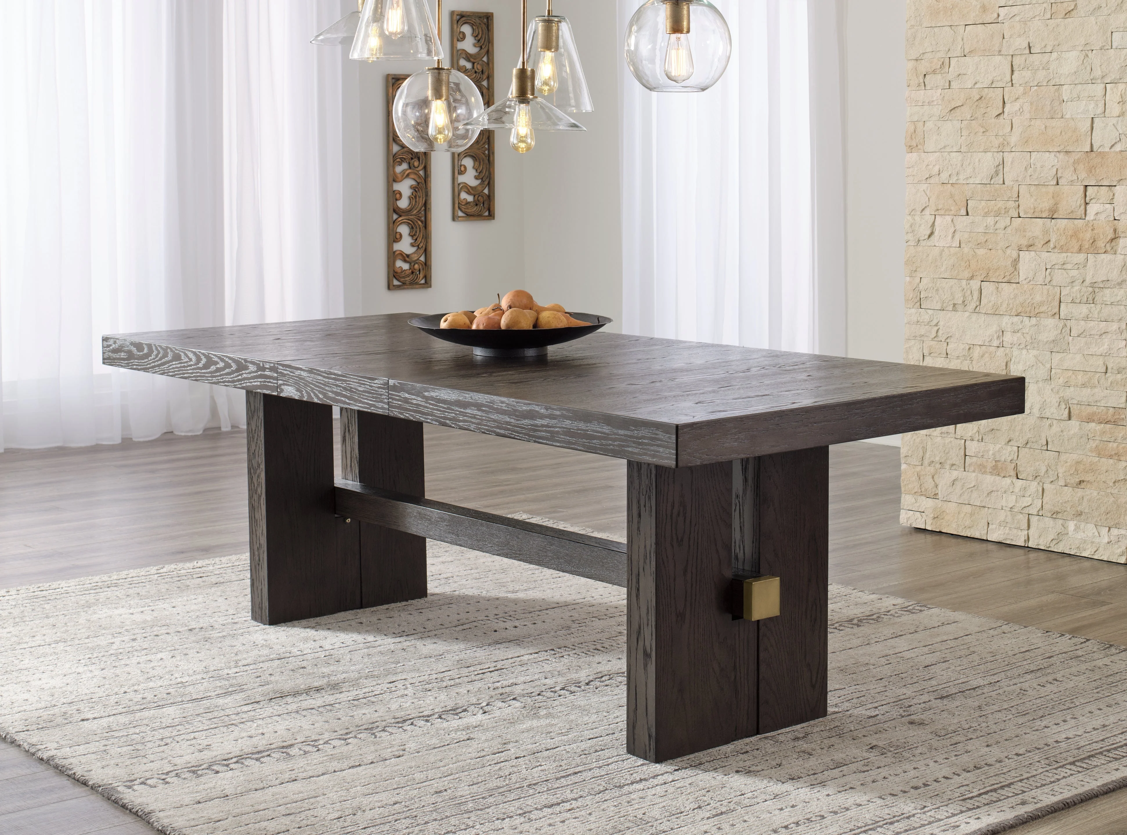 Burkhaus Dining Table and 8 Chairs with Storage - Image 20