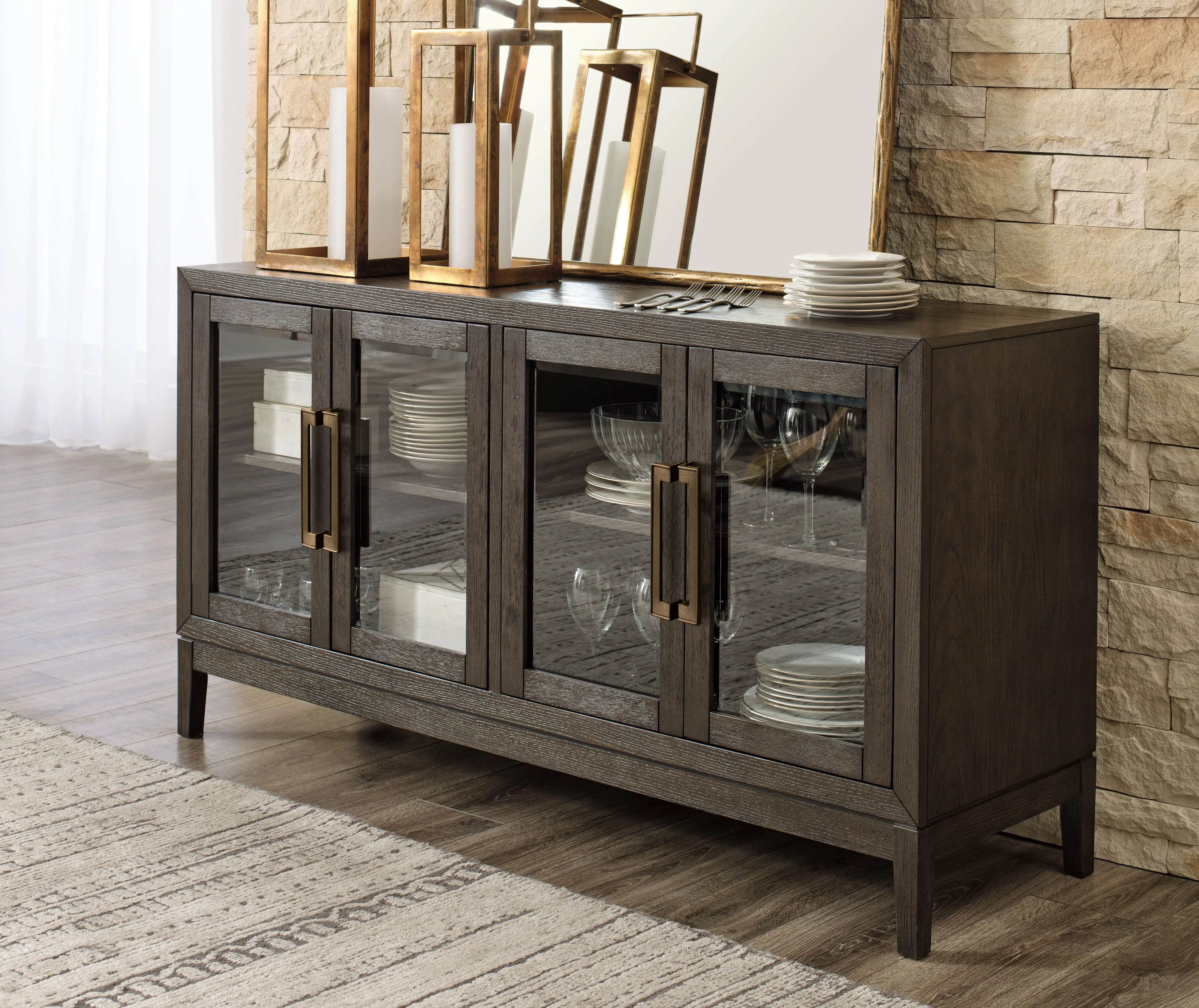Burkhaus Dining Table and 8 Chairs with Storage - Image 25