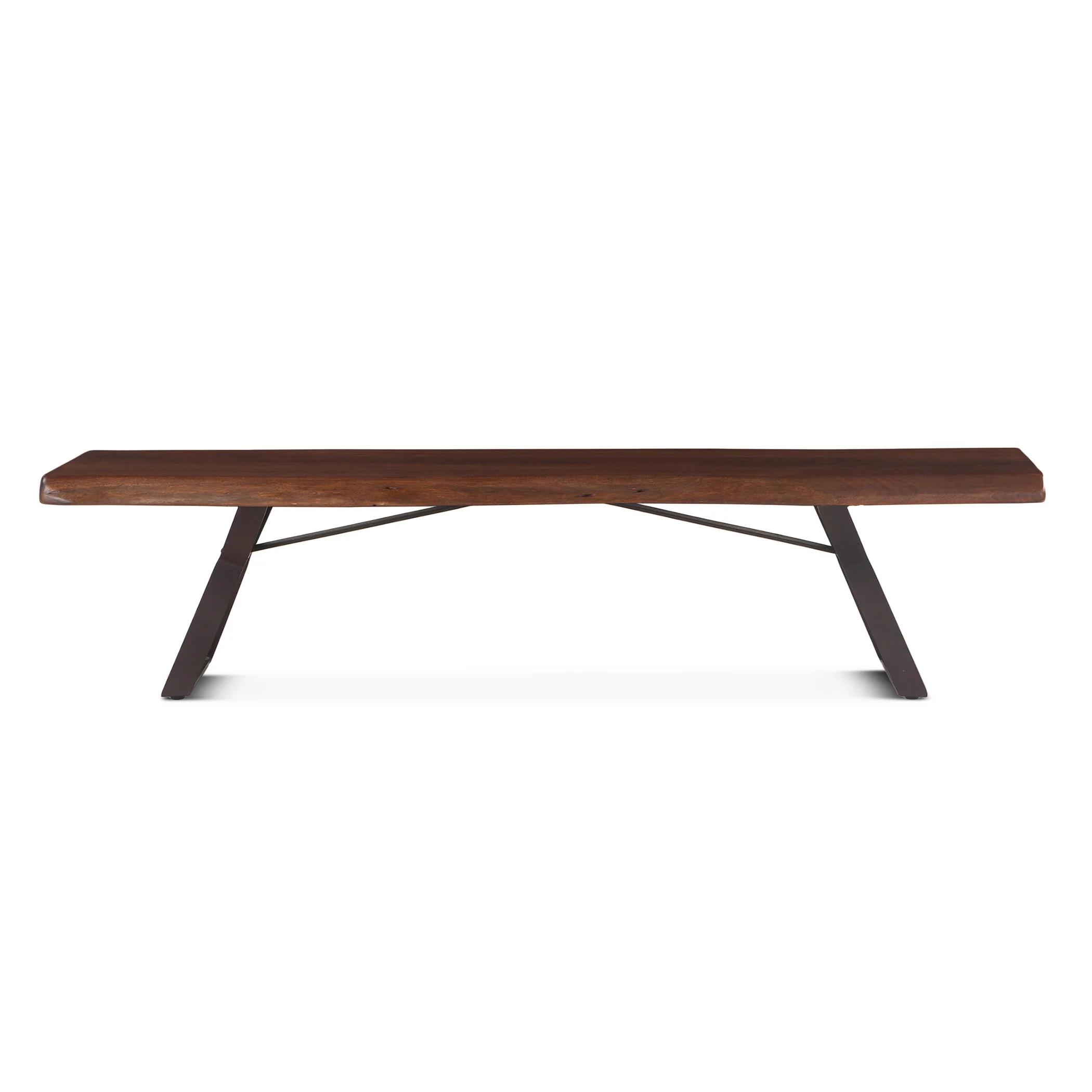 London Loft 90" Bench in Walnut - Image 2