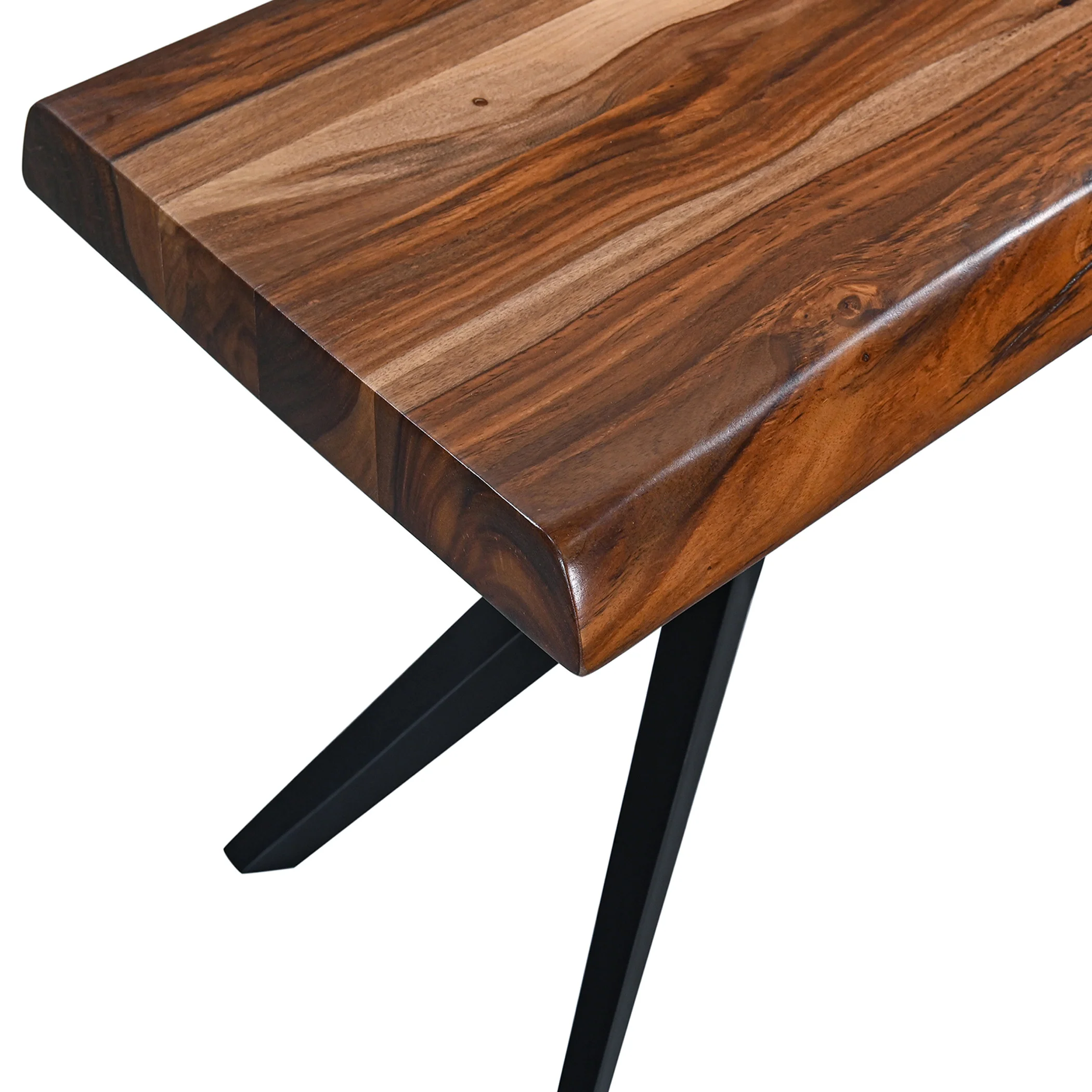 Austin Loft 68" Bench in Natural Sheesham - Image 2