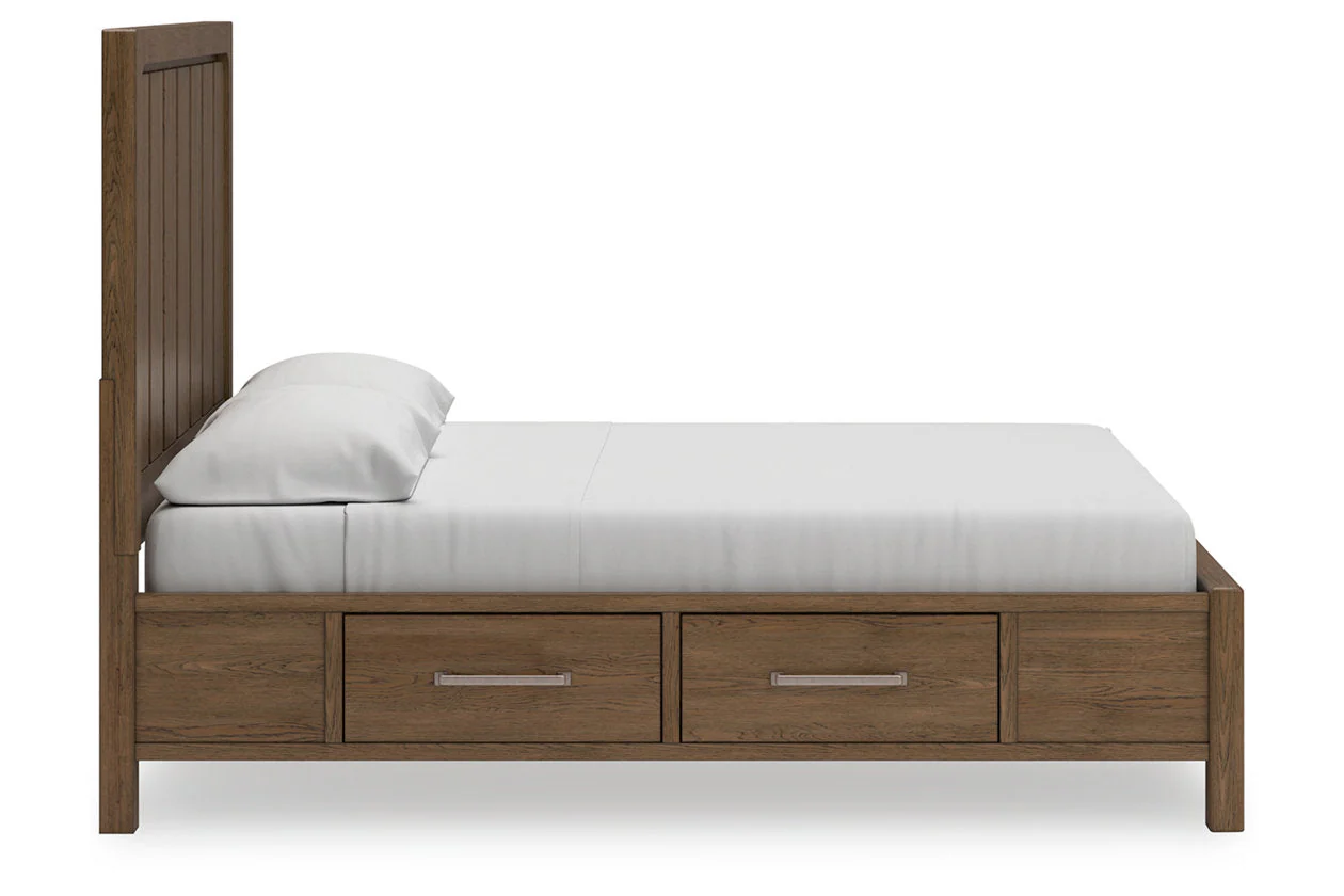 Cabalynn Light Brown California King Storage Platform Bed - Image 9