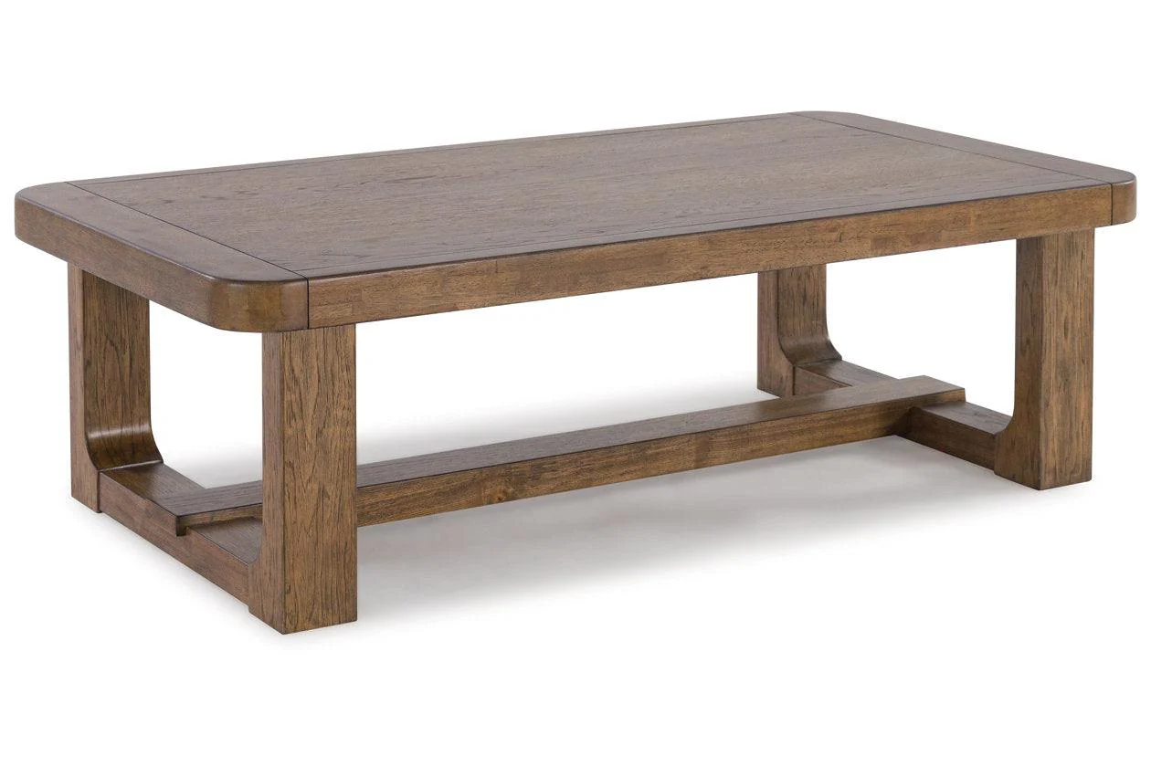Cabalynn Light Brown Coffee Table and 2 End Tables - Image 2