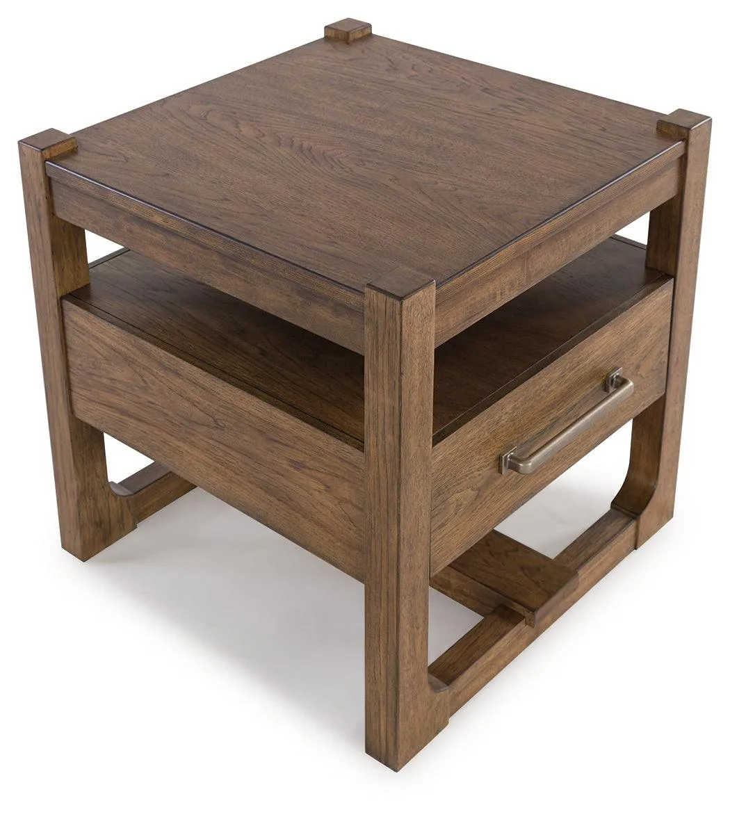 Cabalynn Light Brown End Table - Image 5