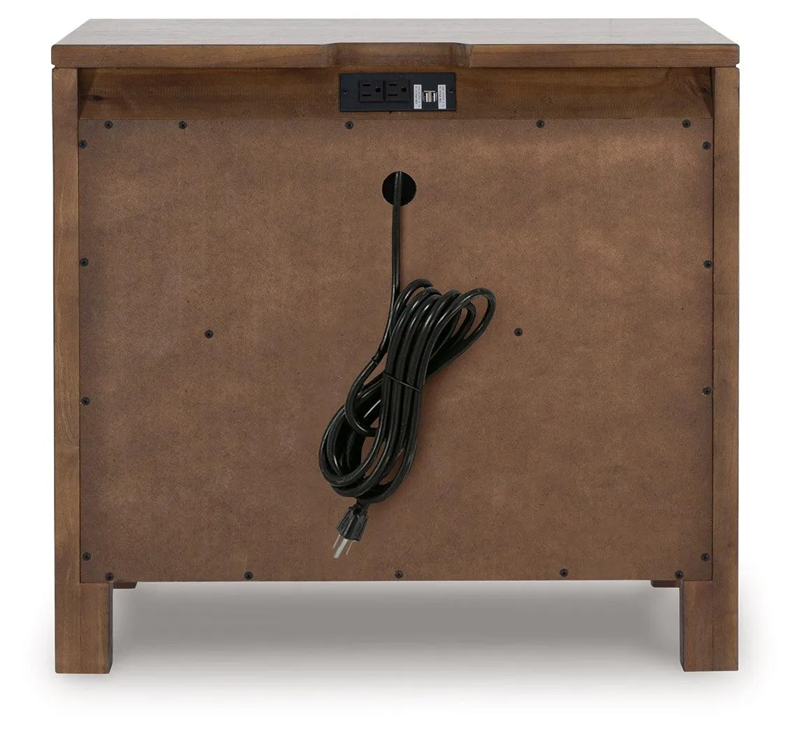 Cabalynn Light Brown Nightstand - Image 4