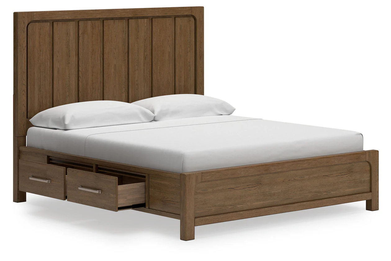 Cabalynn Light Brown Storage Platform Bedroom Set - Image 24