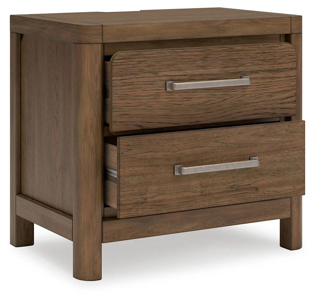 Cabalynn Light Brown Upholstered Panel Bedroom Set - Image 21