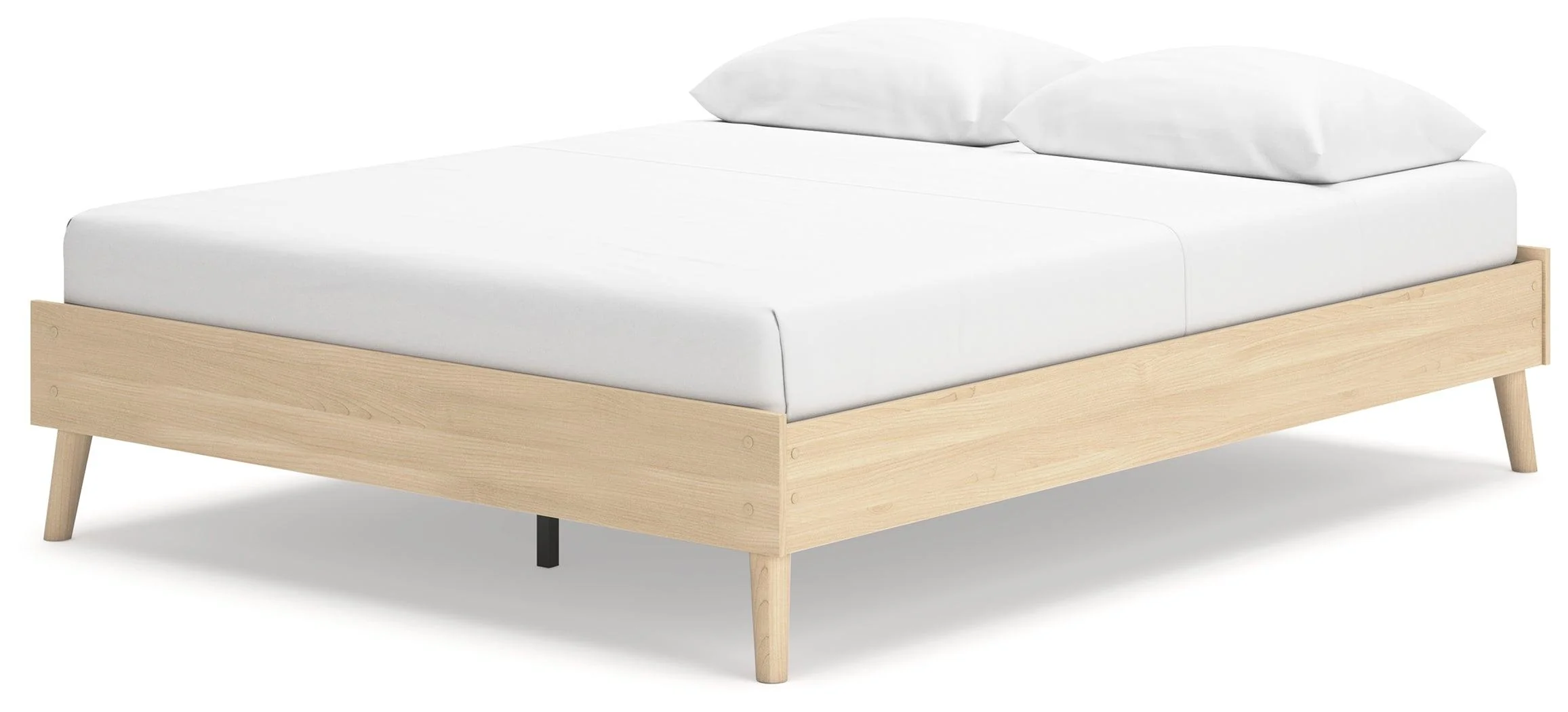 Cabinella Tan Queen Platform Bed - Image 2