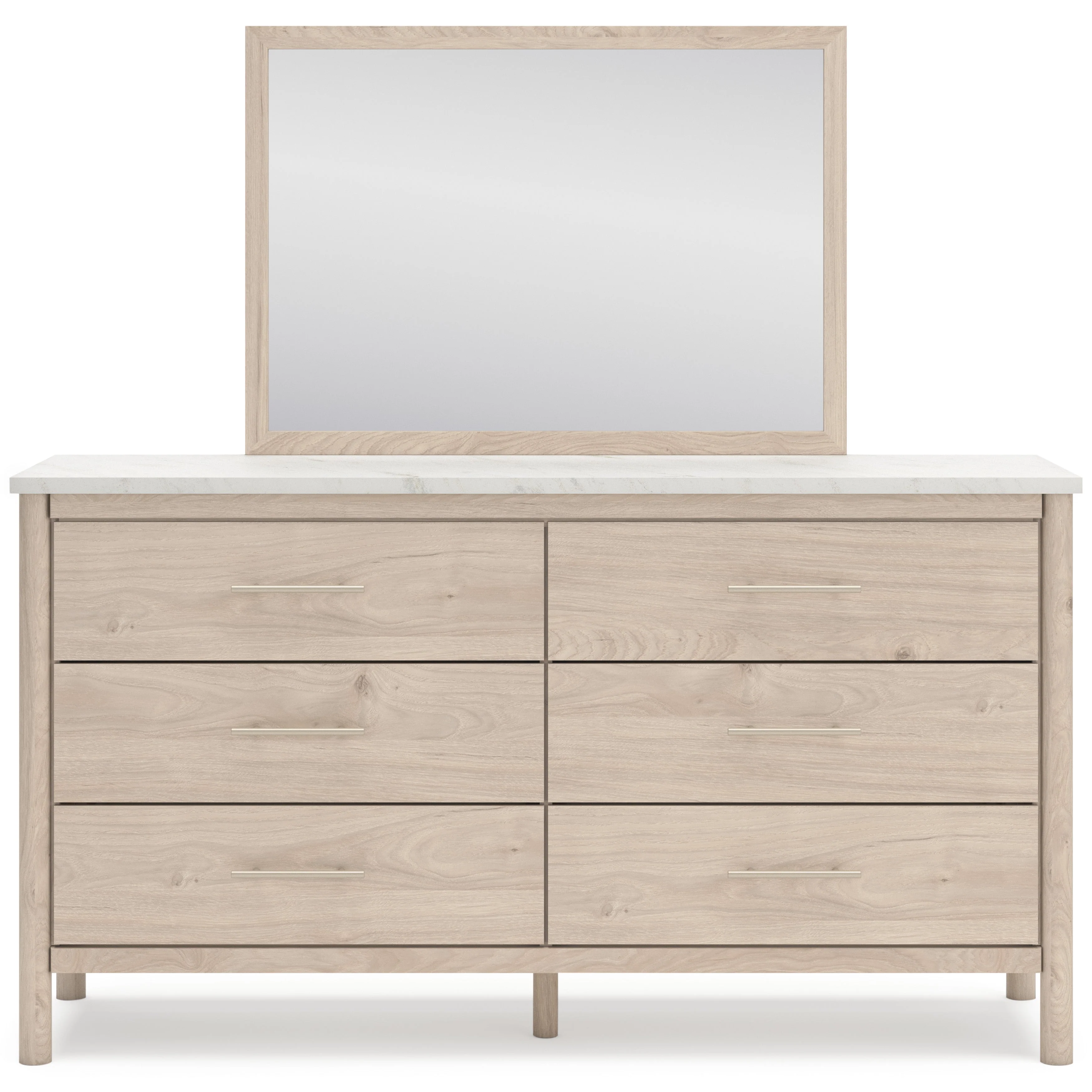 Cadmori Tan/Beige Upholstered Platform Bedroom Set - Image 11