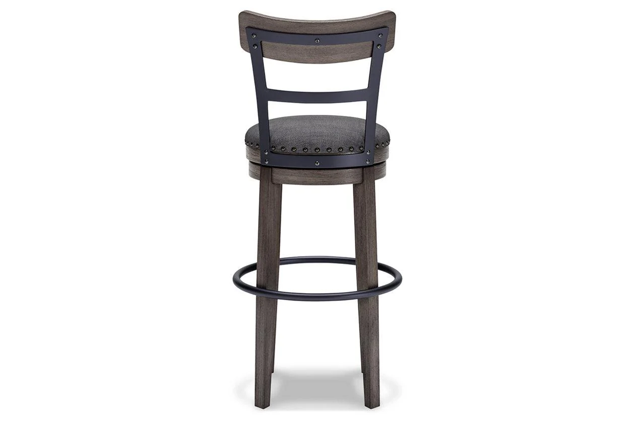 Caitbrook Gray Bar Height Barstool - Image 7