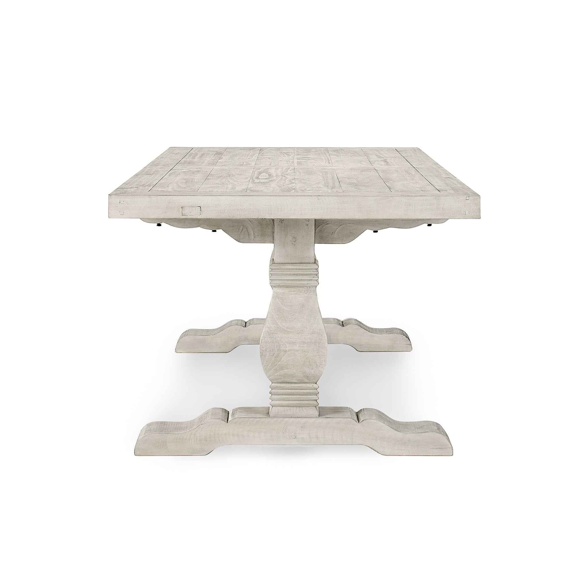 Caleb Dining Table - Distressed Ivory - Image 3