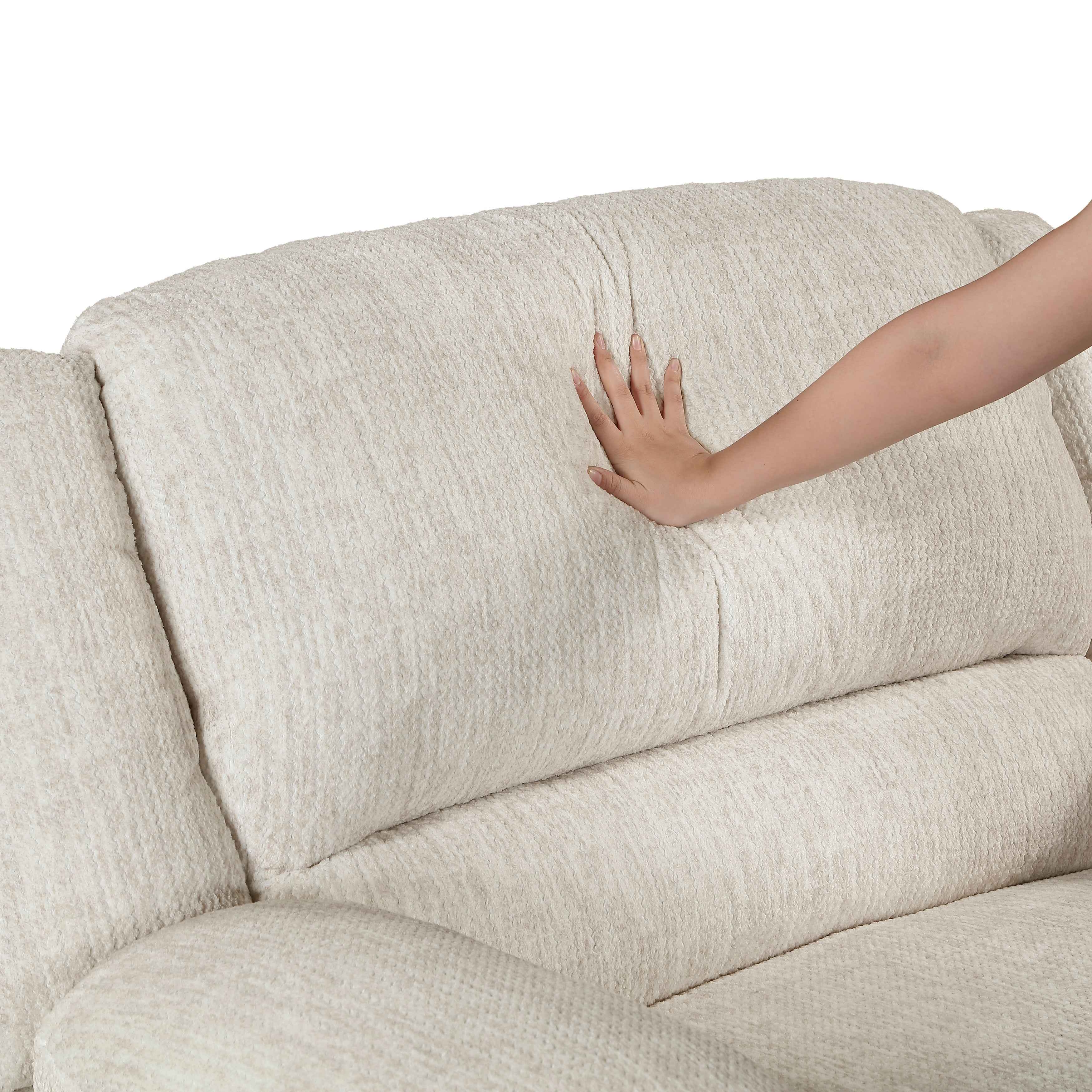 Caliber Beige Power Reclining Chair - Image 10