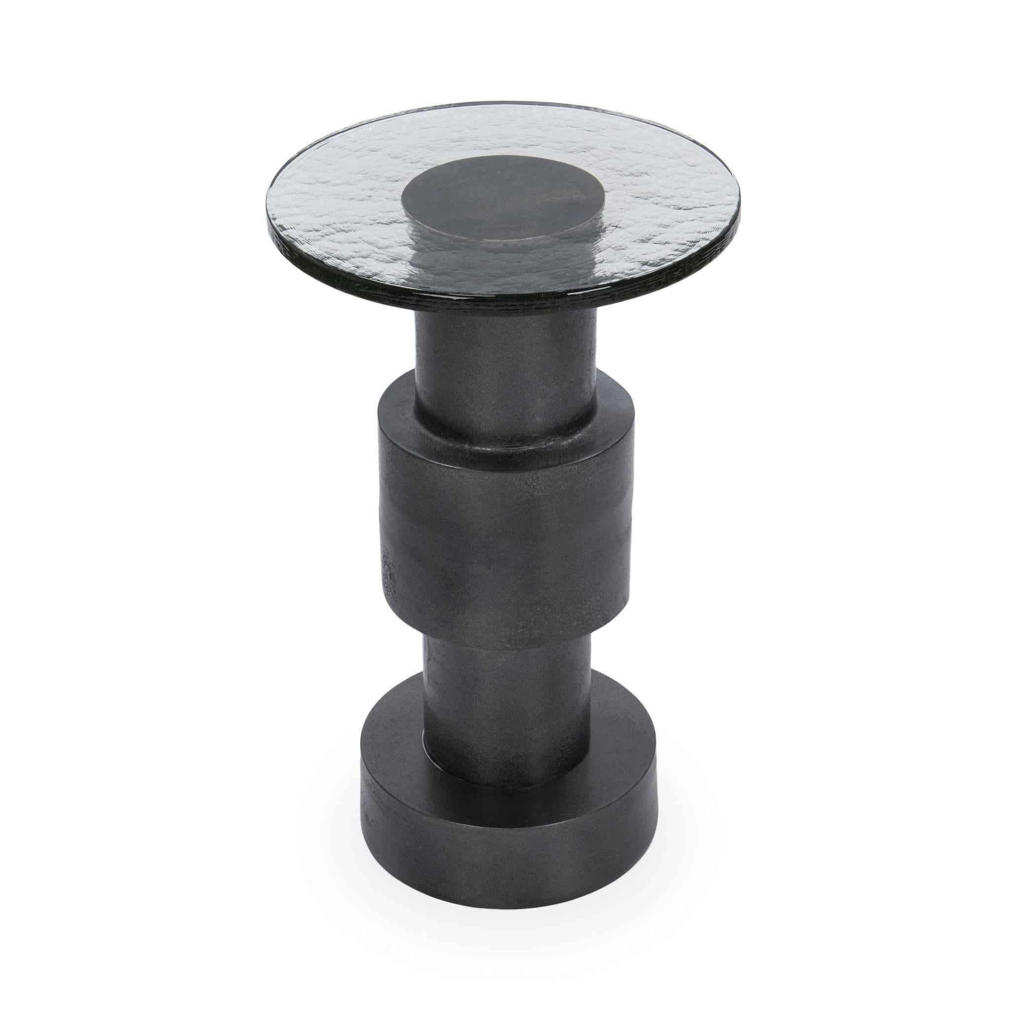 Callen Accent Table - Antique Nickel - Image 2