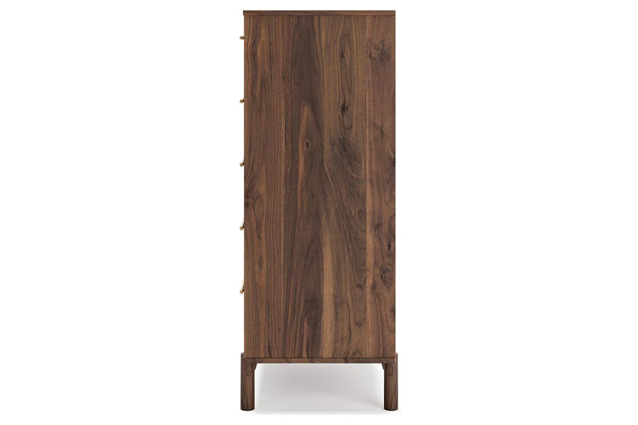 Calverson Mocha Chest of Drawers - Image 7