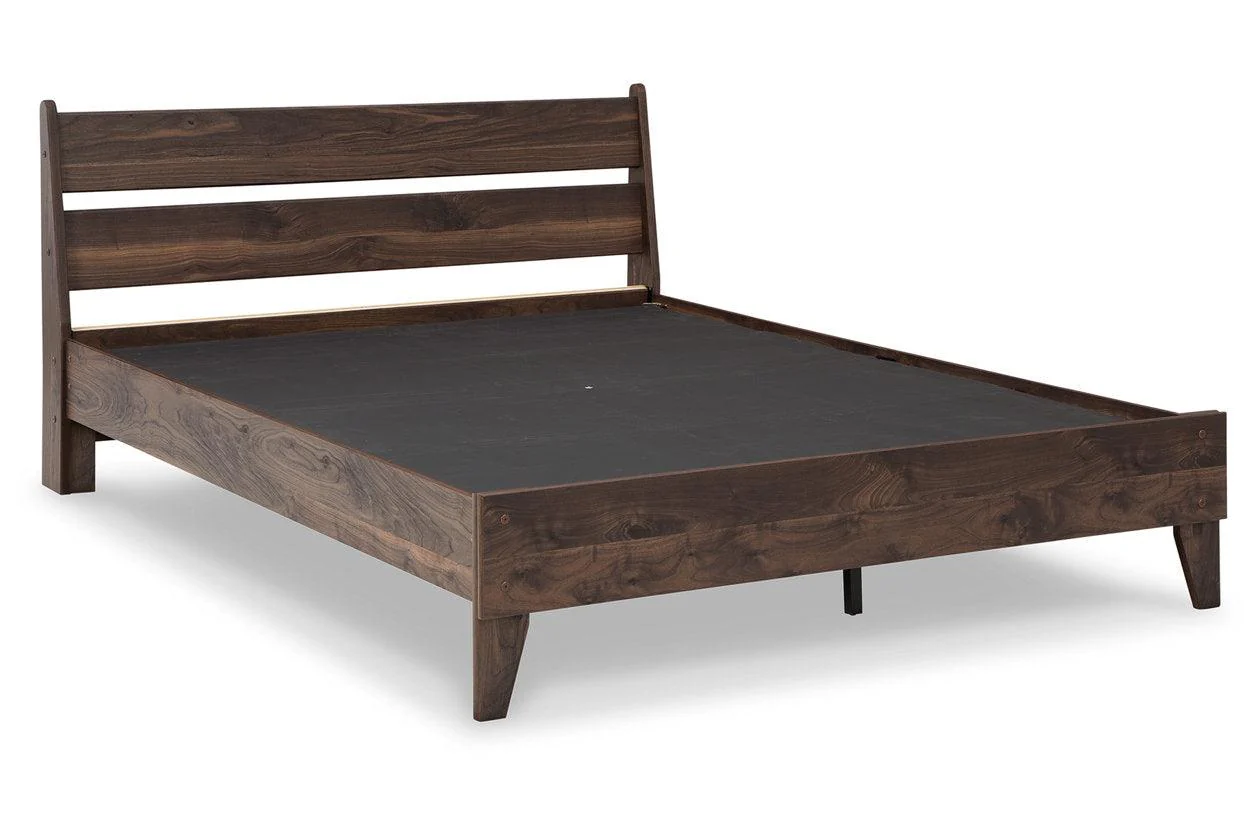Calverson Mocha Full Panel Platform Bed - Image 3