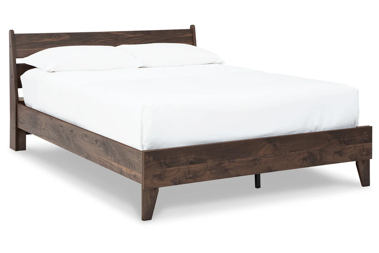 Calverson Mocha Platform Bedroom Set - Image 3