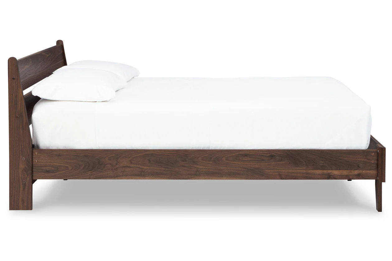Calverson Mocha Platform Bedroom Set - Image 4
