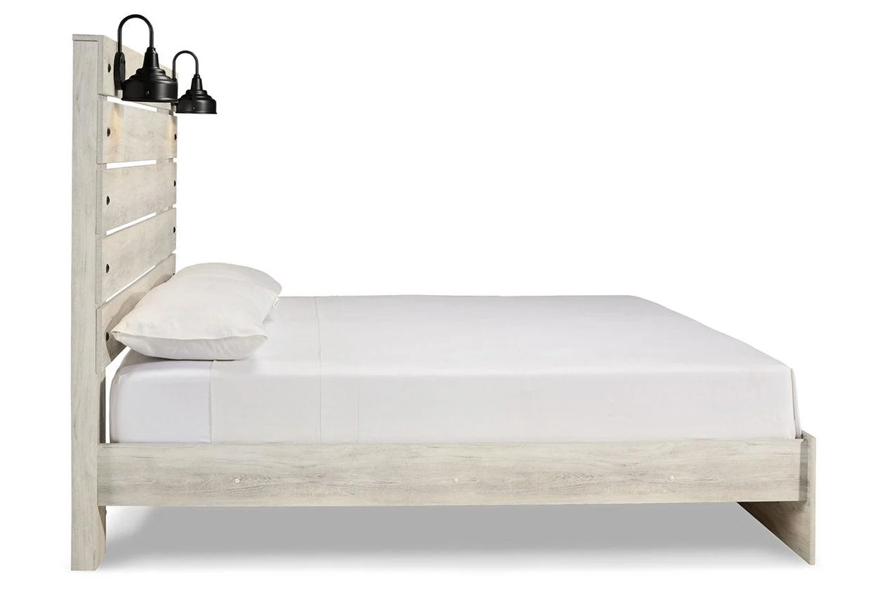 Cambeck Whitewash King Panel Bed - Image 4