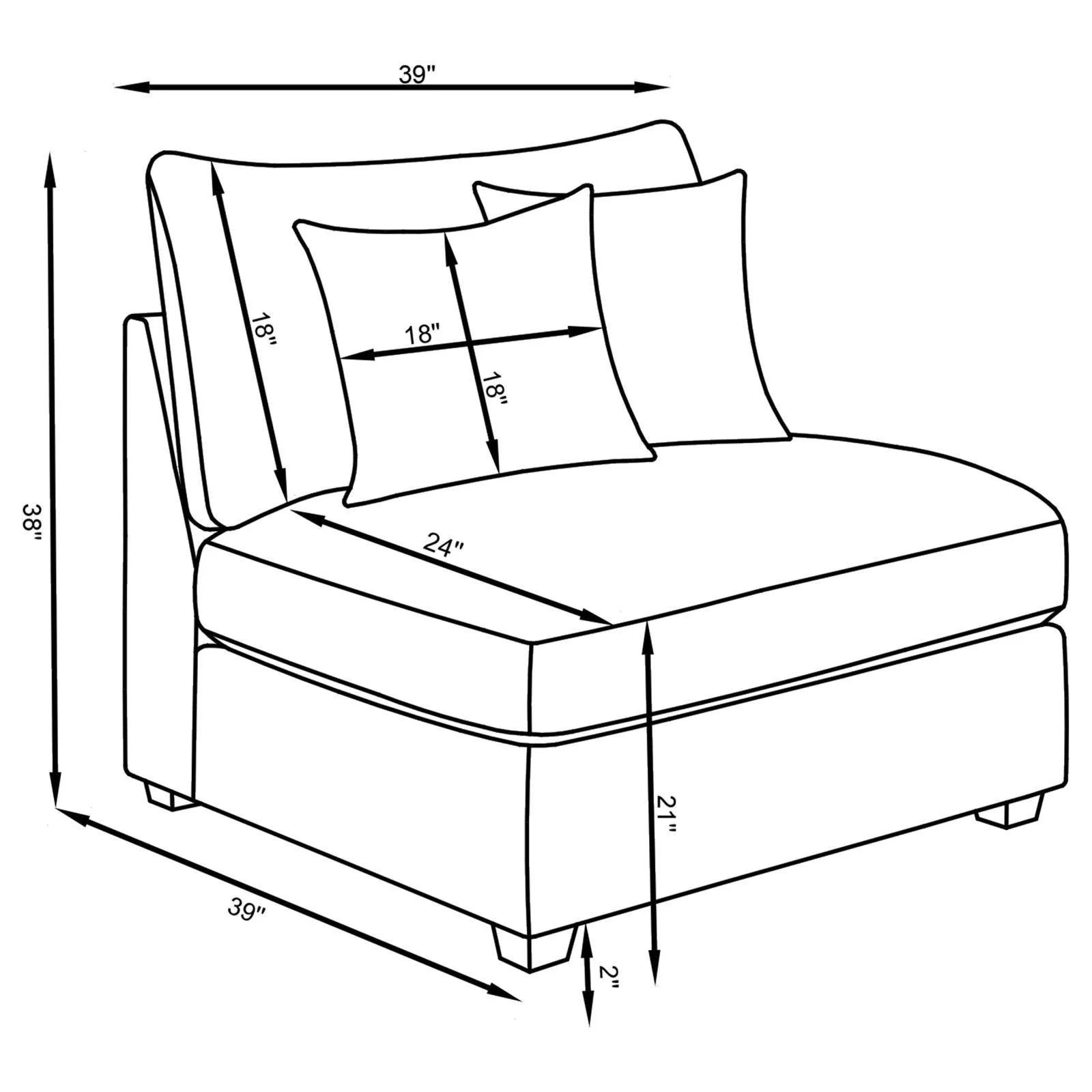 Cambria Grey 6-piece Upholstered Modular Sectional - Image 13