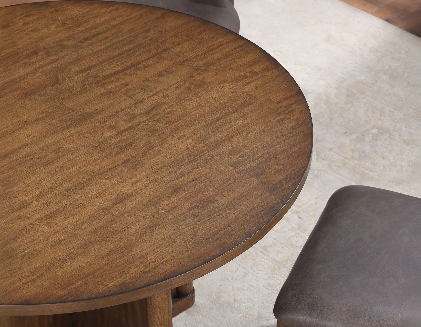 Cambridge Burnished Chestnut 47.25″ Round Dining Table - Image 6