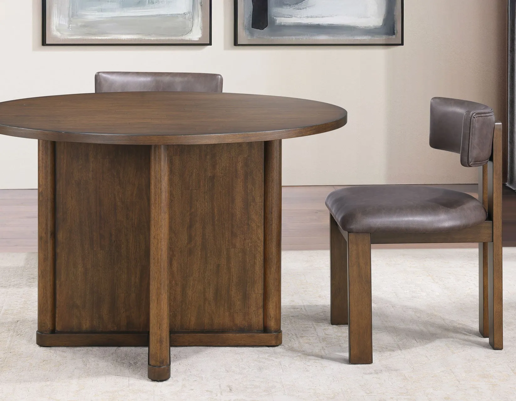 Cambridge Burnished Chestnut Dining Set with Folding Removable Game Top - Image 26