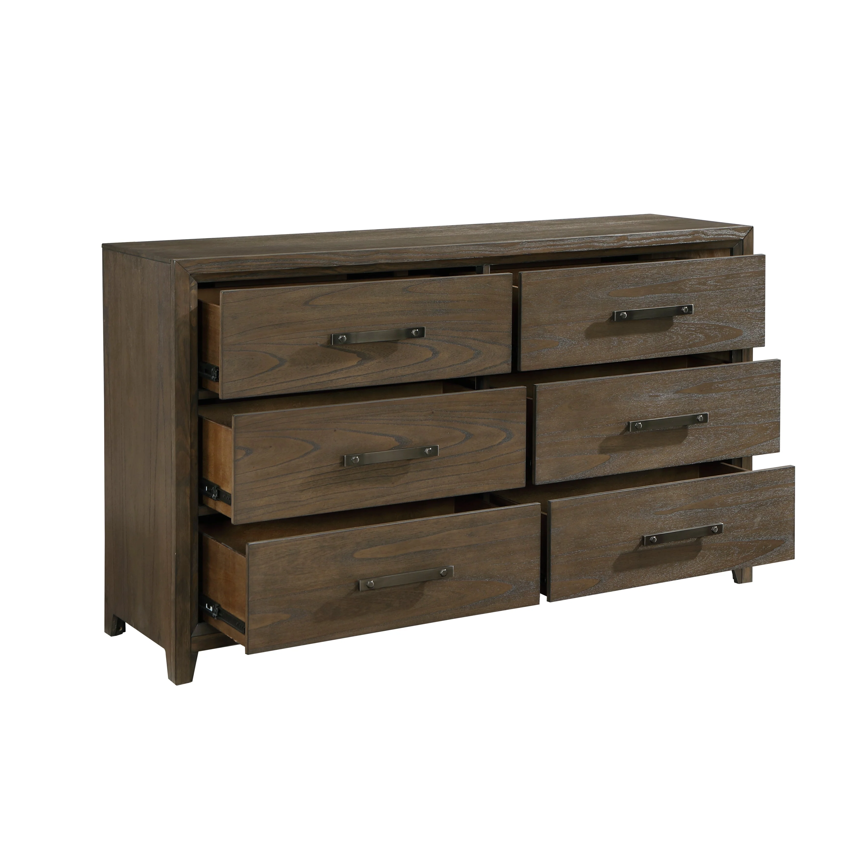 Cambridge Dark Walnut Storage Platform Bedroom Set - Image 8