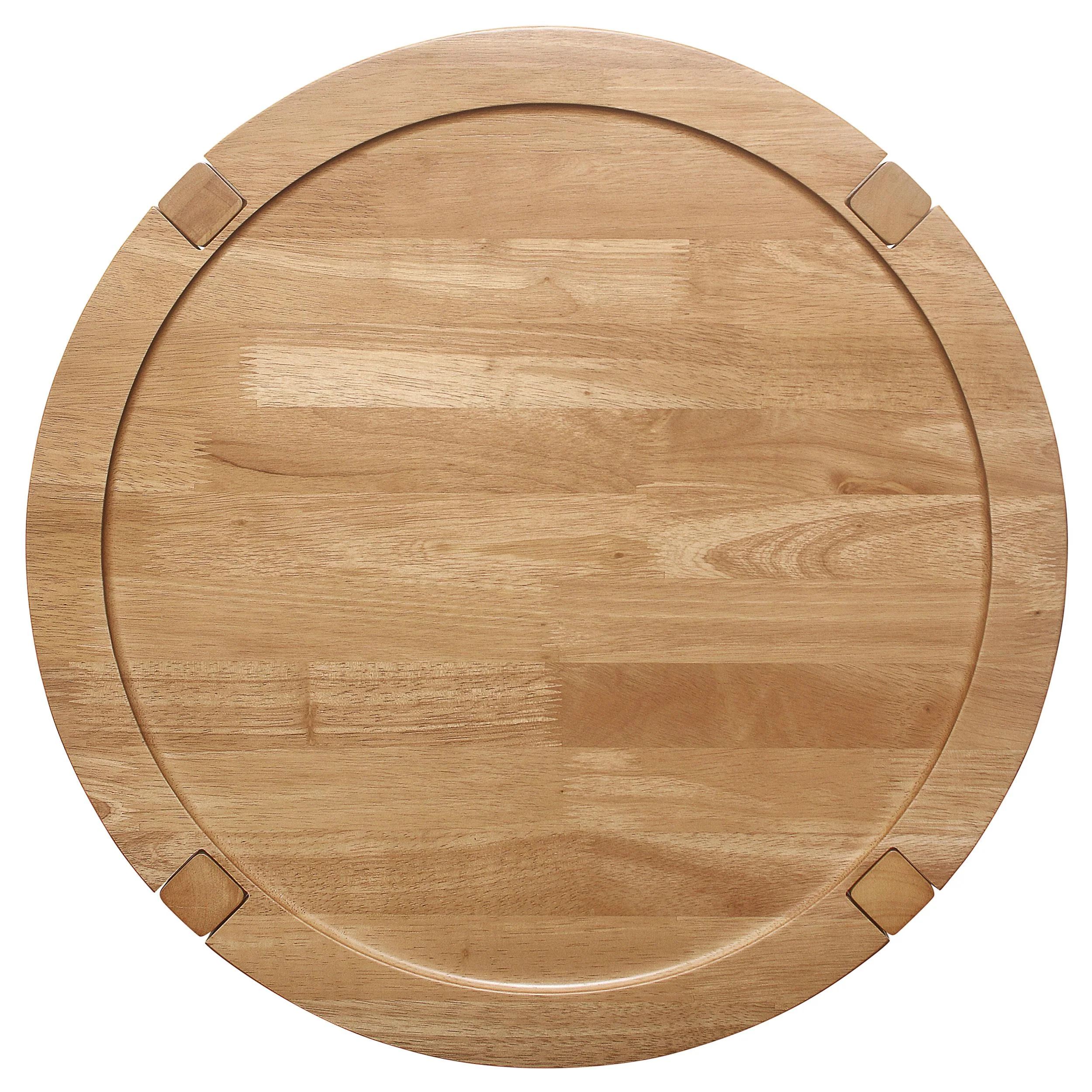 Camillo Maple 2-Piece Round Coffee and End Table Set - Image 6
