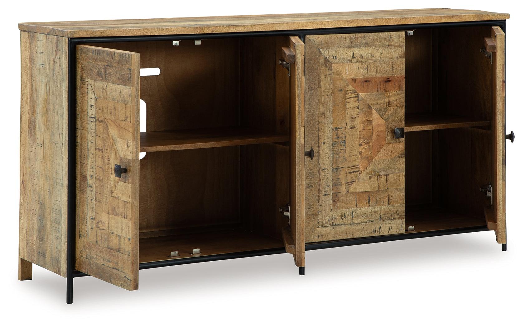 Camney Brown/Black Accent Cabinet - Image 2
