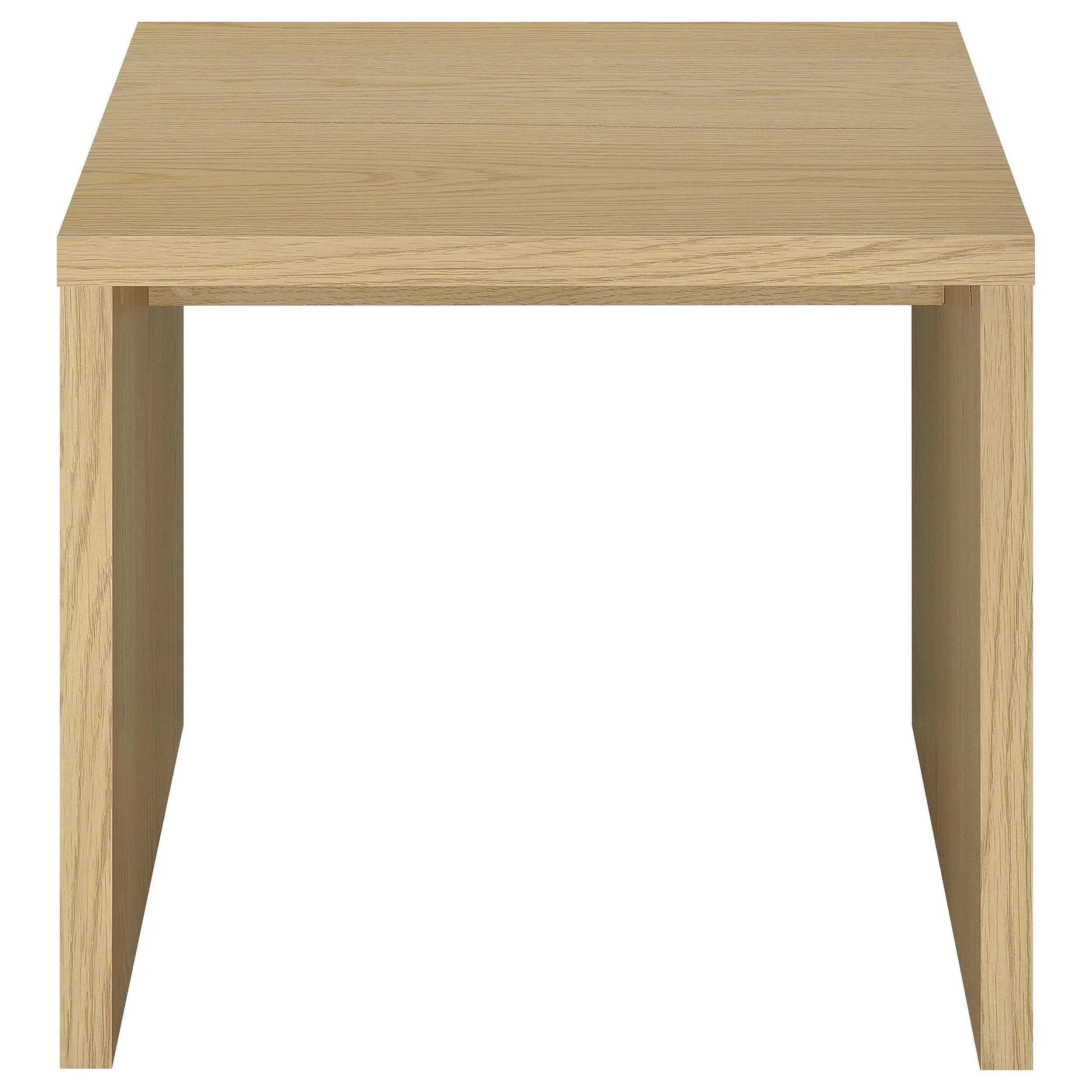 Canoga Light Oak 3-Piece Lift Top Cocktail Coffee Table Set - Image 4