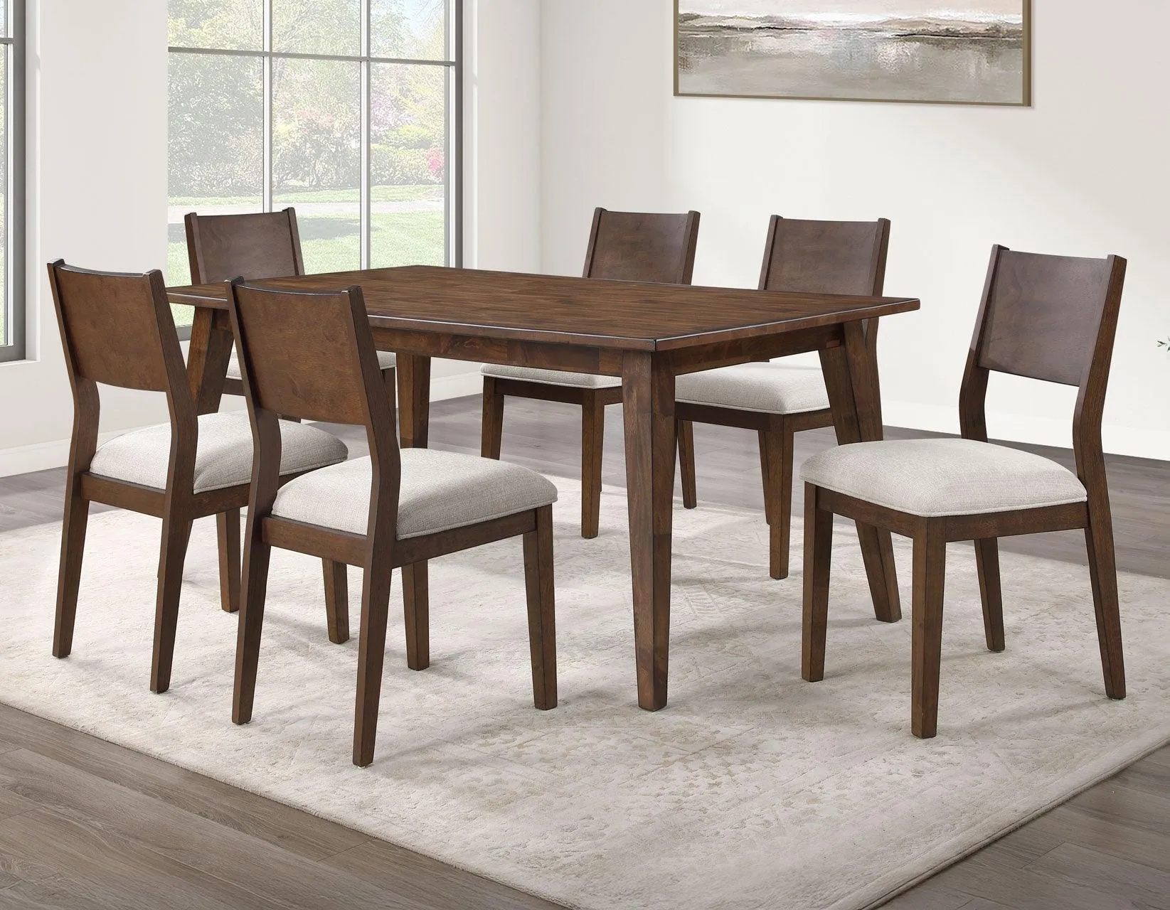 Canton 72″ Solid Wood Dining Table - Image 3