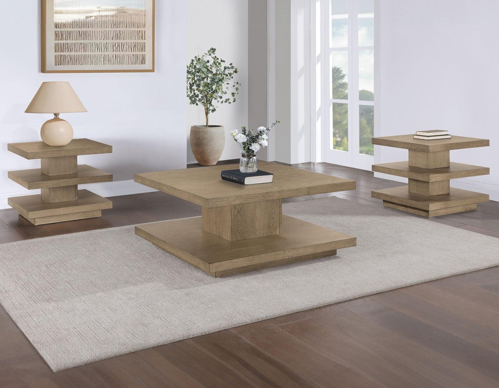 Canyon Sand Cocktail Table with Casters - Image 2