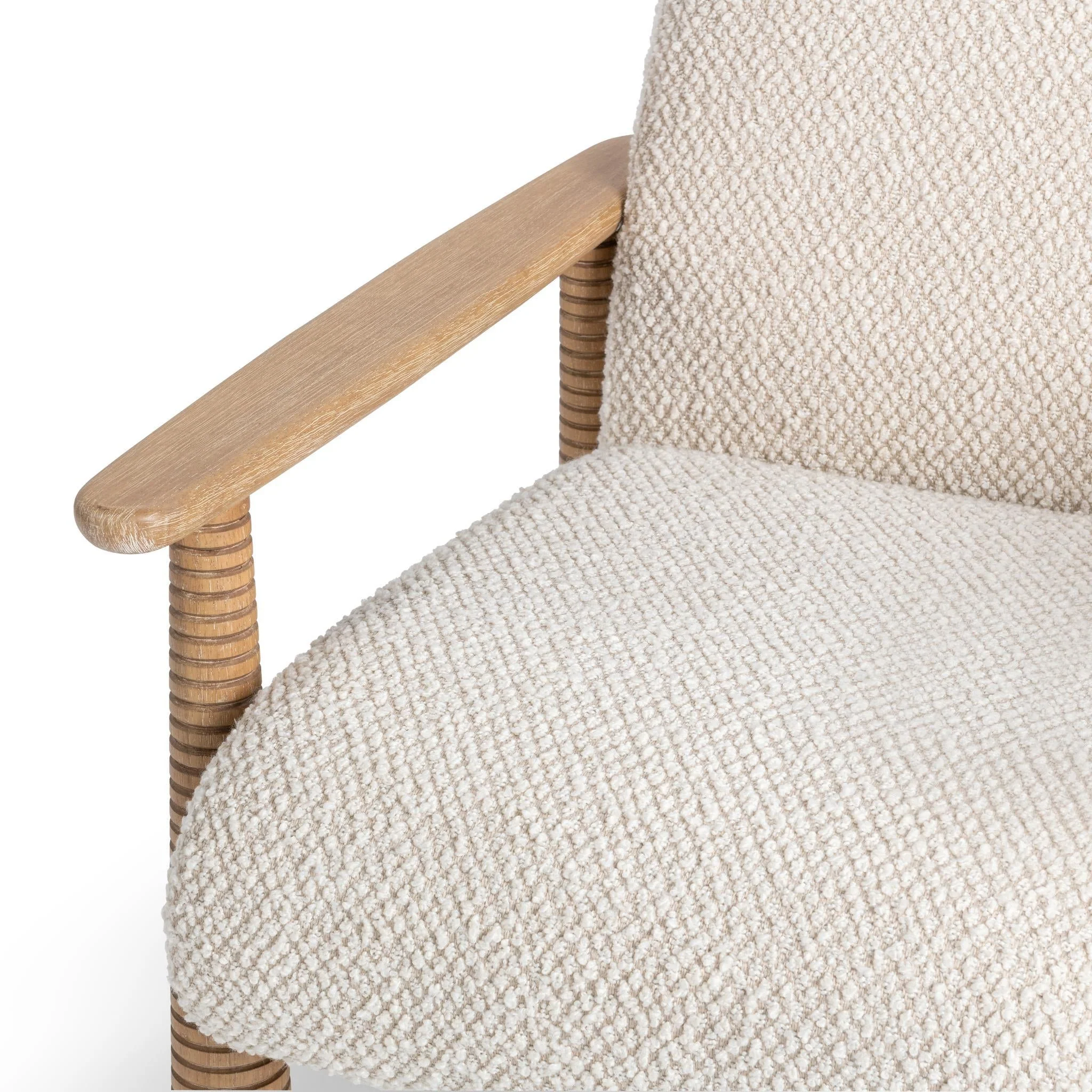 Caprice Accent Chair - Beige Natural - Image 6