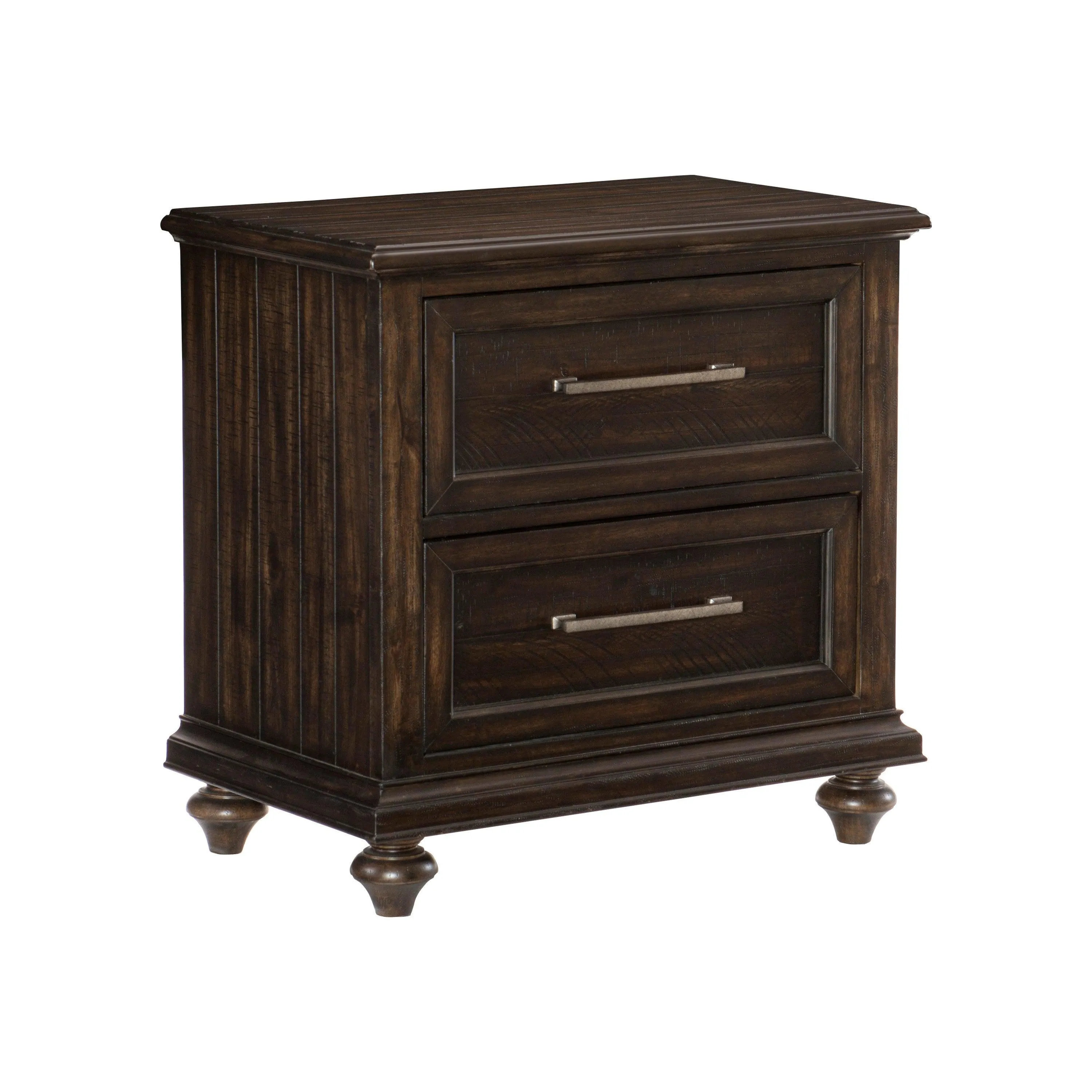 Cardano Driftwood Charcoal Nightstand - Image 4