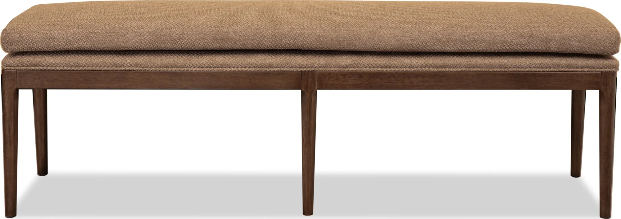 Carlisle Wheat Bread/Pecan Pie Upholstered Bench - Image 2