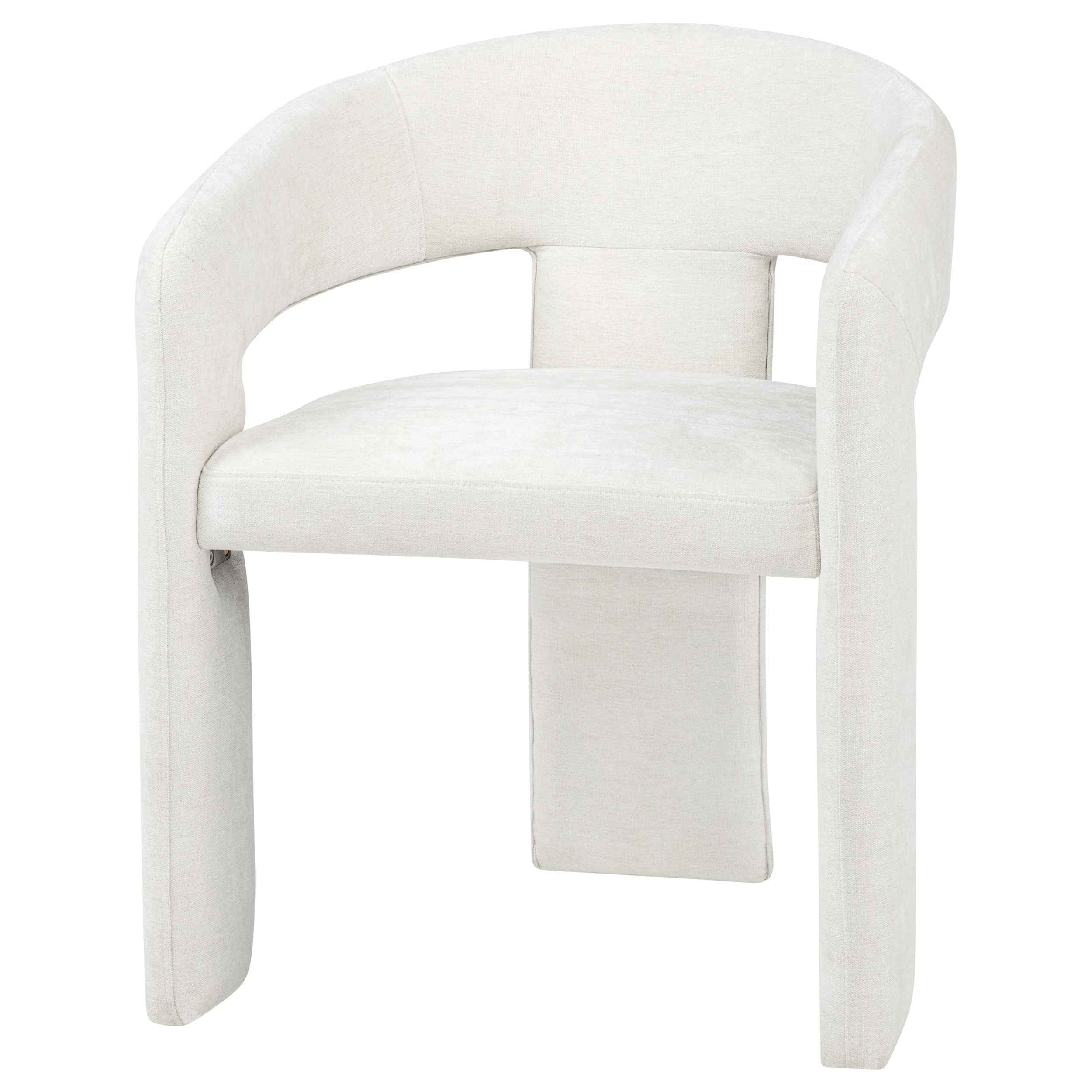 Carlow White Upholstered Dining Arm Chair (Set of 2) - Image 5