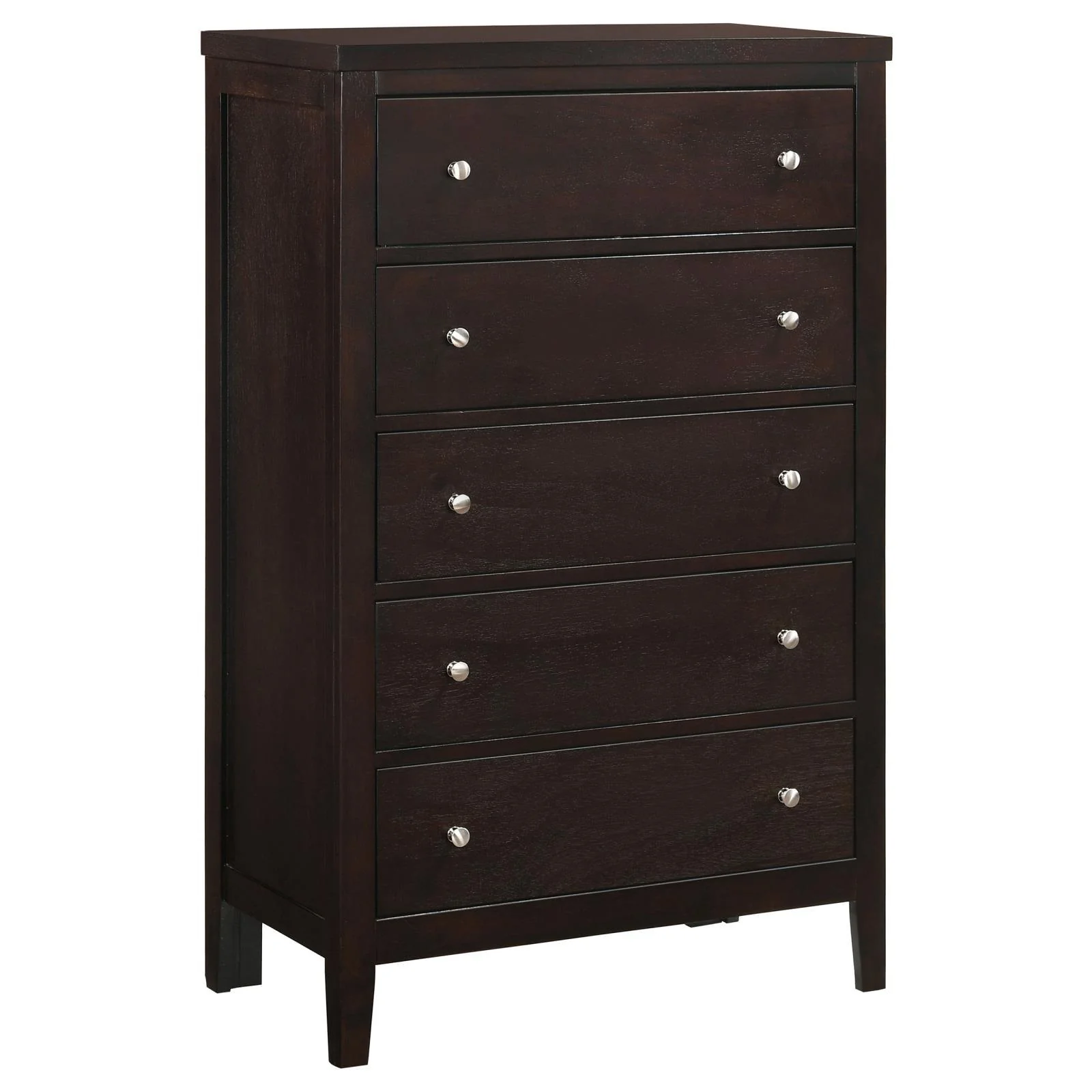 Carlton Cappuccino 5-Drawer Rectangular Chest - Image 4