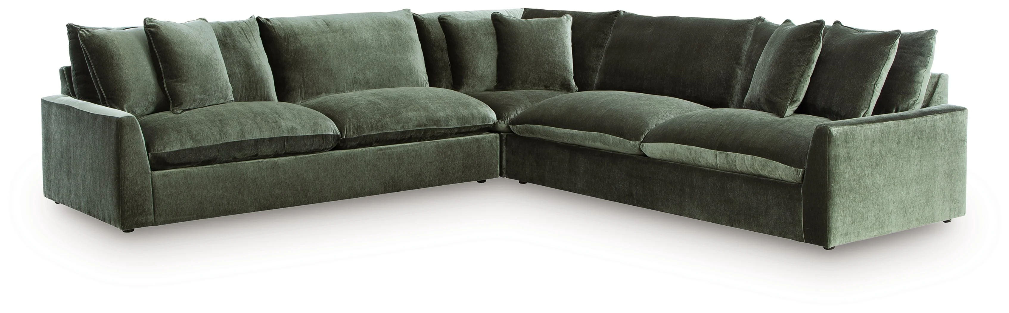 Carriage View Jade 3-Piece Sectional - Image 2