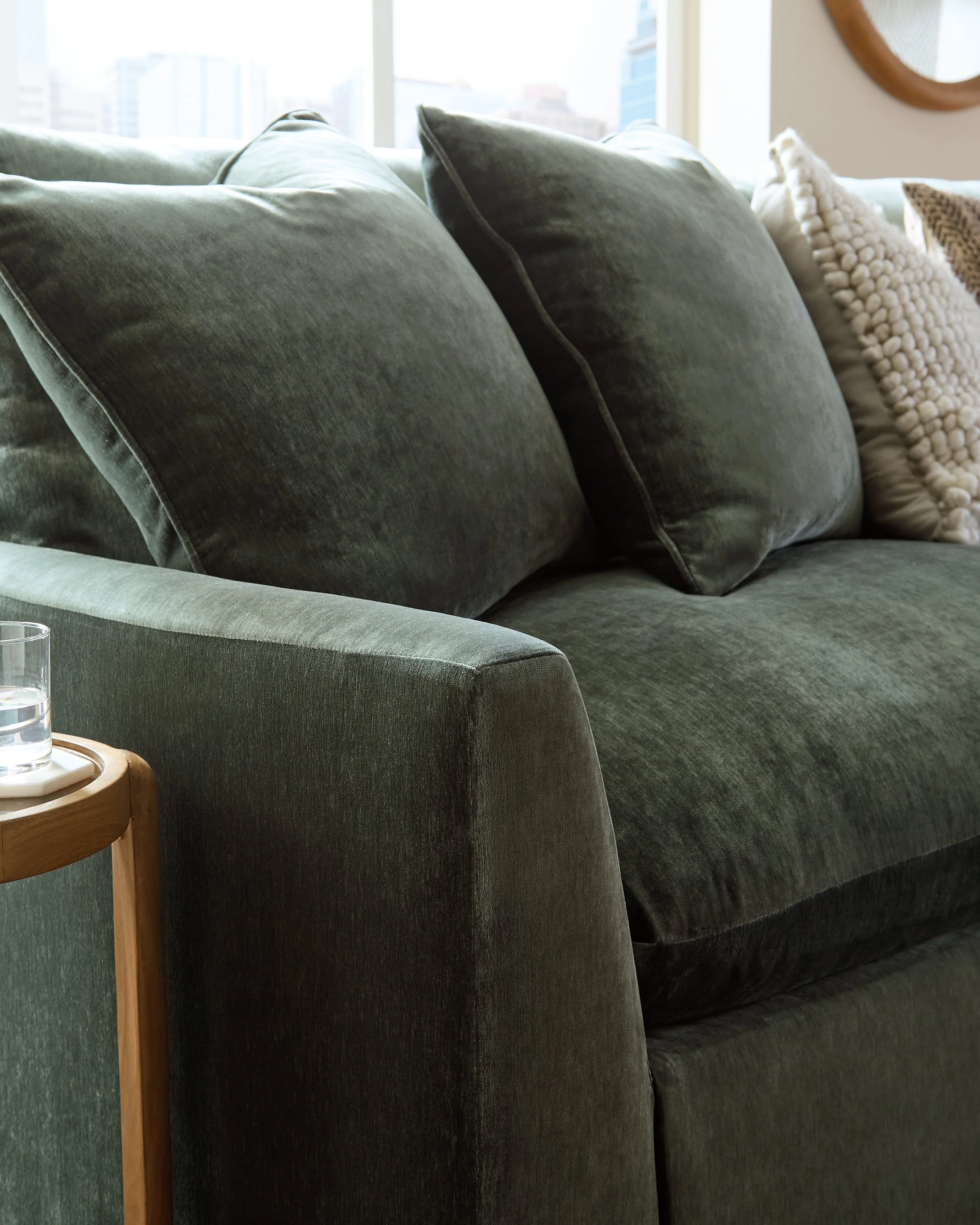 Carriage View Jade 3-Piece Sectional - Image 5