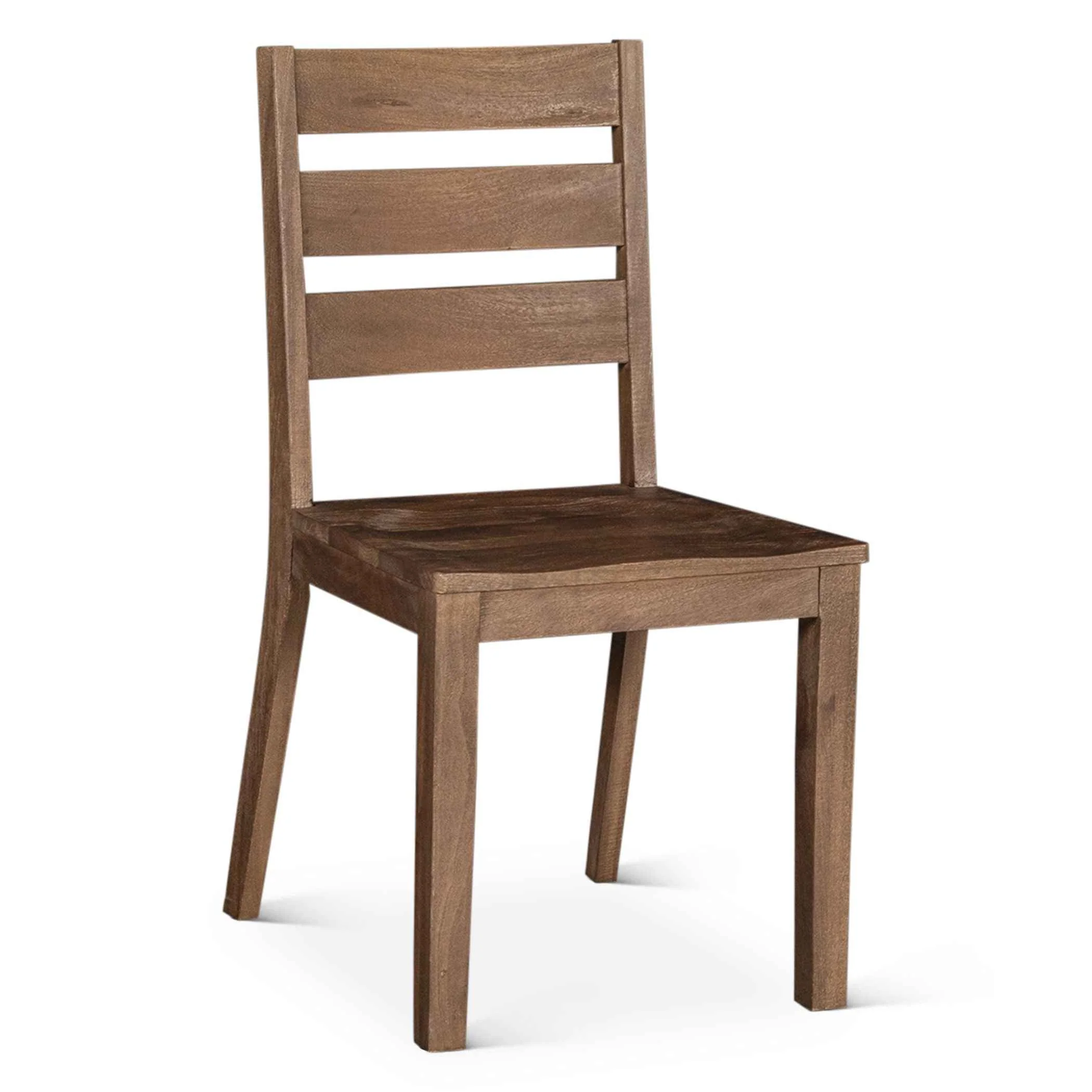 Casablanca 18" Ladder Back Dining Chair in Toffee Nut, Set of 2