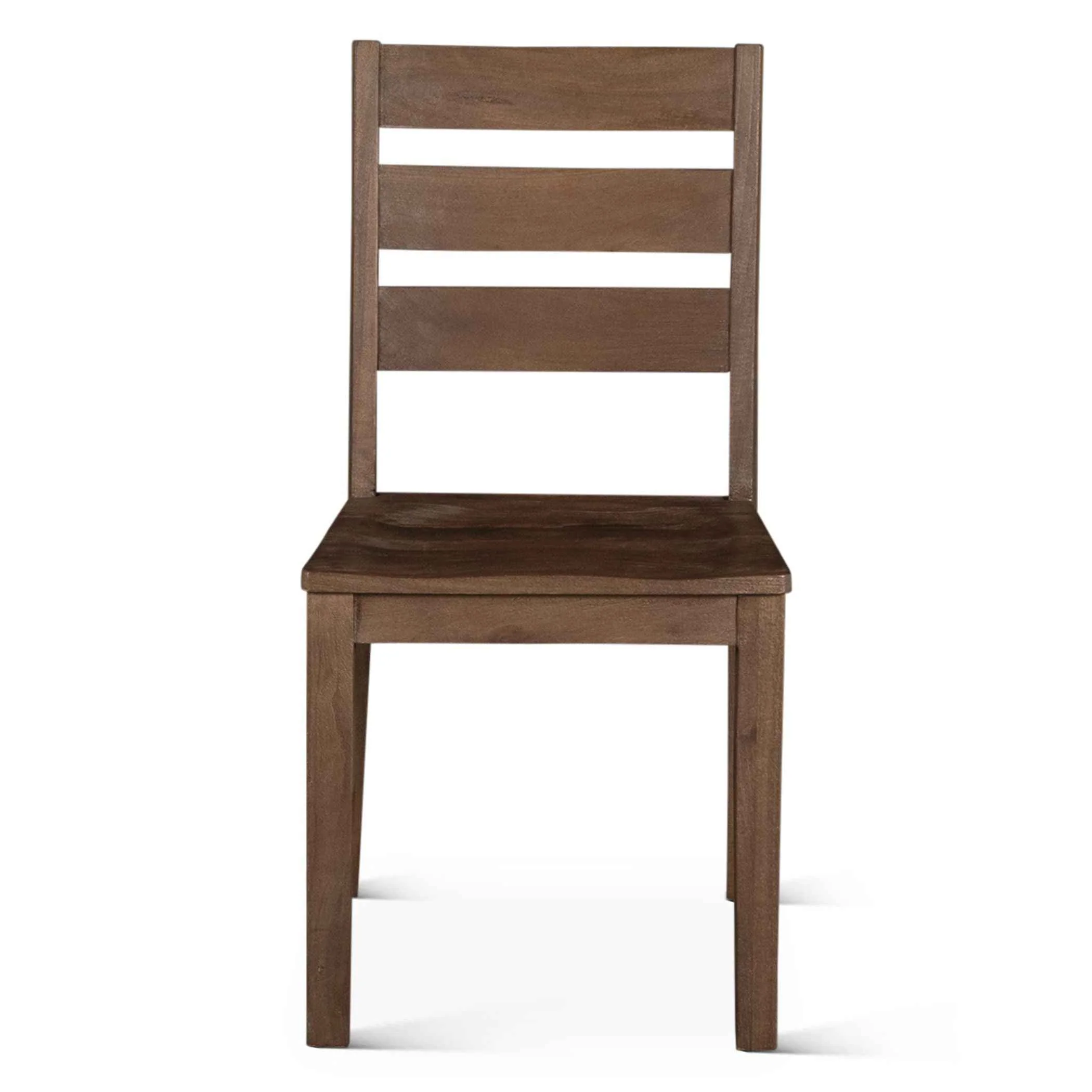 Casablanca 18" Ladder Back Dining Chair in Toffee Nut, Set of 2 - Image 2