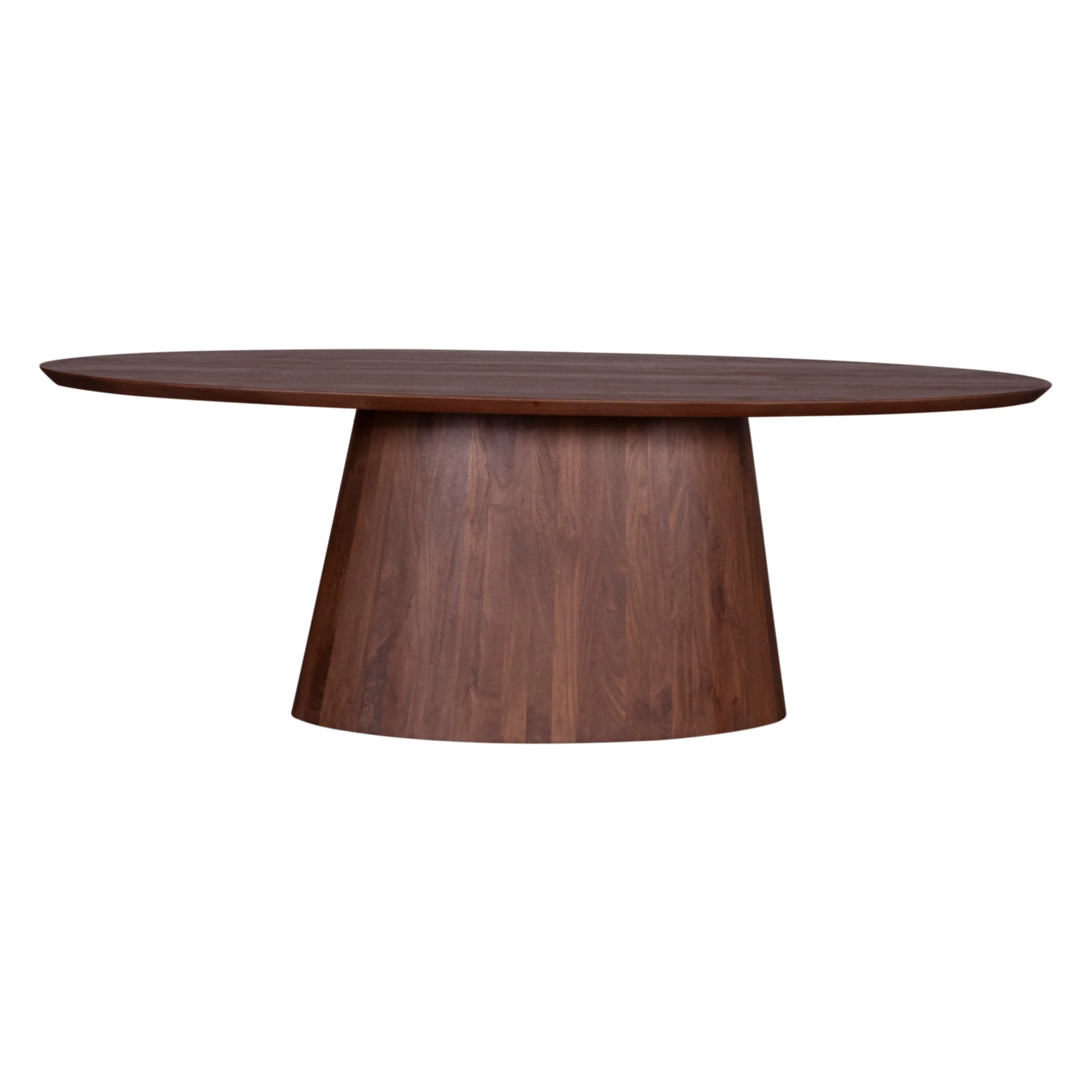 Casablanca 86" Oval Dining Table in Toffee Nut - Image 3